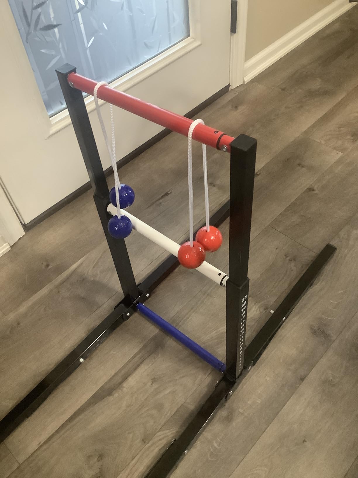 Steel Ladder Ball Game Set with 6 Bolas Assembly-Free Ladder Toss Includes Scorekeeper and Carry Case Yard Outdoor Games for Adults & Family customer photo 2