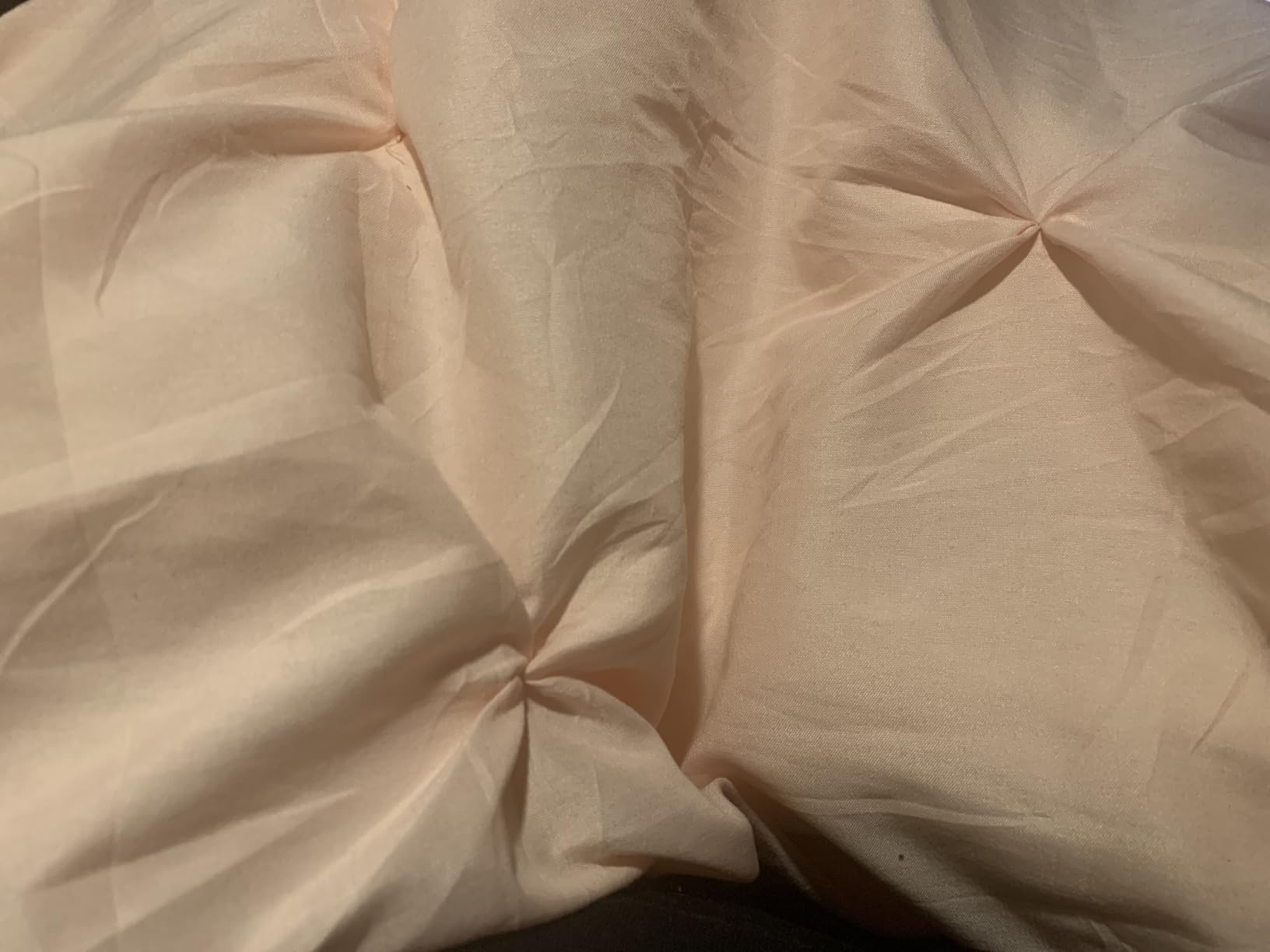 Sasttie Queen Comforter Set, 7-Piece Bed in a Bag, Pintuck Bedding Sets for All Season, Includes Comforter, Flat Sheet, Fitted Sheet, Pillowcases and Pillowshams, Beige customer photo 2