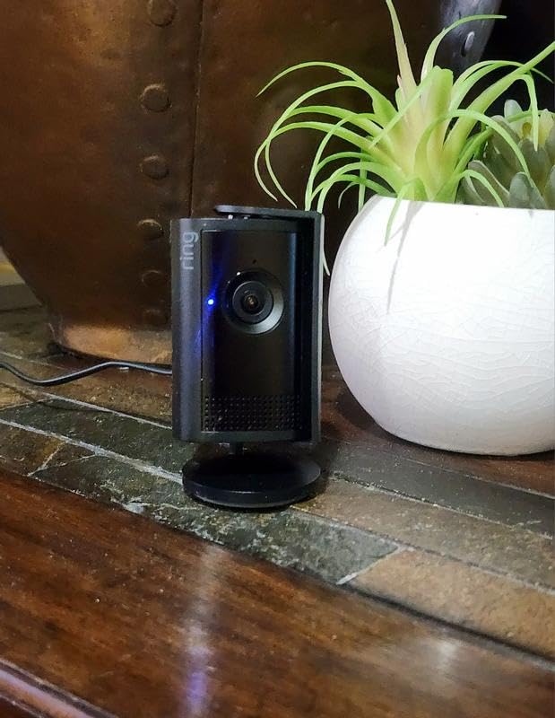 Ring Indoor Cam Plus (newest model), Home or business security, Retinal 2K for crisp, true-to-life video quality, 4x Enhanced Zoom, Low-Light Sight, White customer photo 1