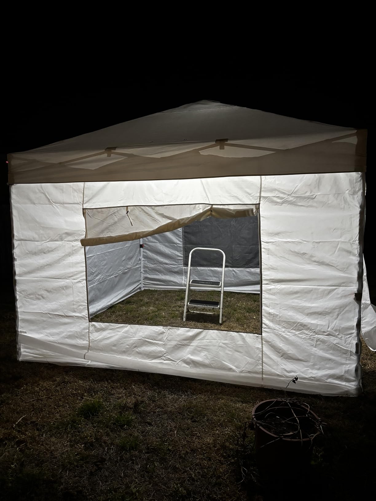 Transparent Portable Rechargeable LED Camping Lights,Waterproof Outdoor Light with 5000Lm,Super Bright Hanging Lanterns for Tents, Canopies & Outdoor Emergencies customer photo 1