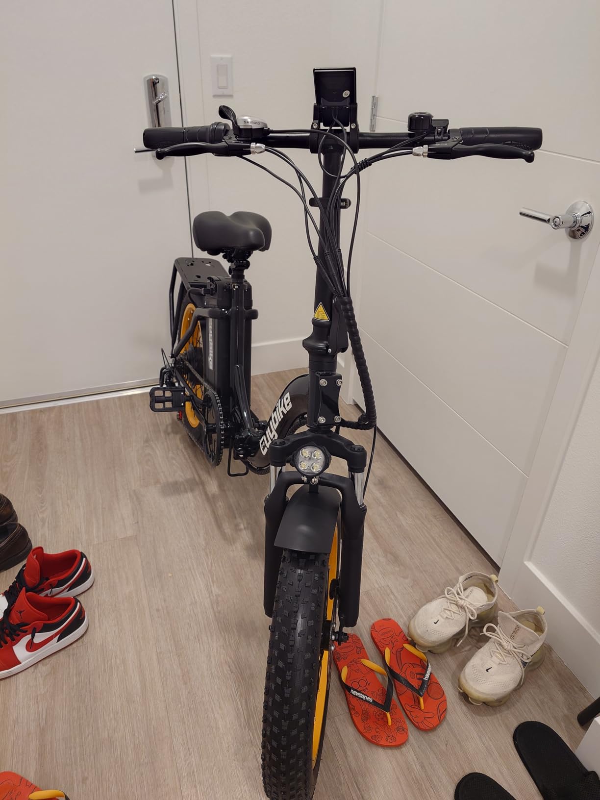 Folding Electric Bike for Adults with Peak 1000W Motor, 48V 20AH Battery up to 30MPH 80 Miles, 20