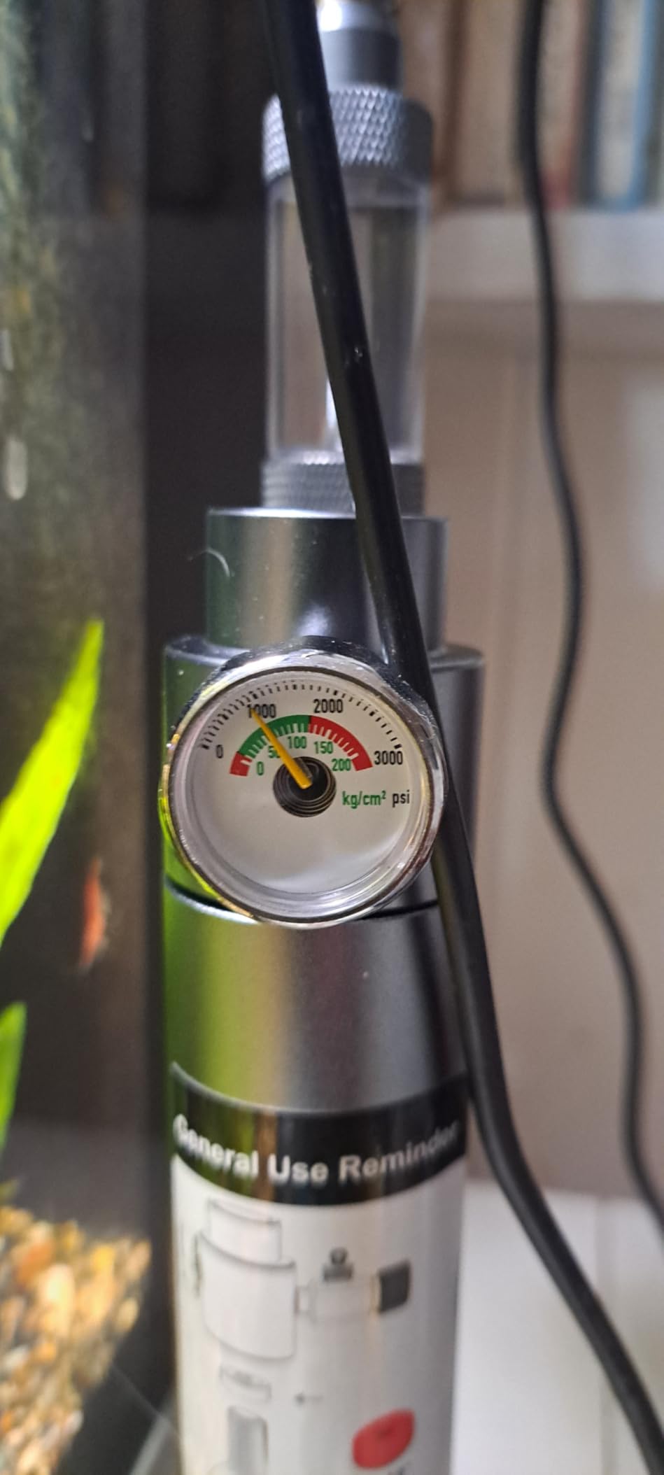 FZONE Desktop Aquarium CO2 System, CO2 Regulator with 45g Disposable CO2 Cartridge, Compatible with 5/8