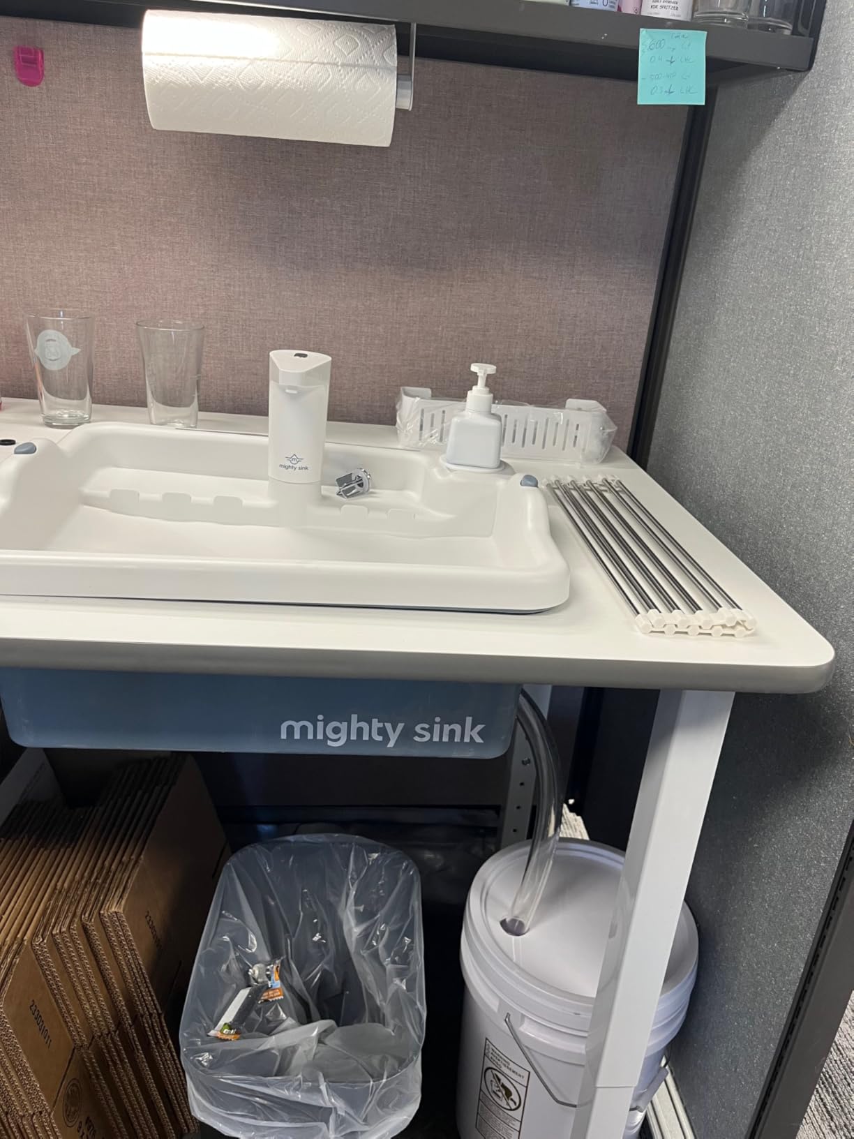 Portable Sink: Patented Wash Station with Electronic Faucet | 2 Gallons | Easy Setup | Indoor & Outdoor Use | Ideal for Dishwashing, Camping Hygiene, Gardening, Pottery & More customer photo 2