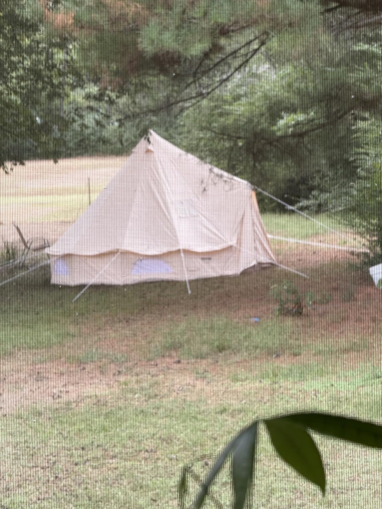 VEVOR Canvas Tent Bell, Yurt 4 Seasons for Camping with Stove Jack, Breathable Holds up to 4 People, Family Camping Outdoor Hunting Party customer photo 1