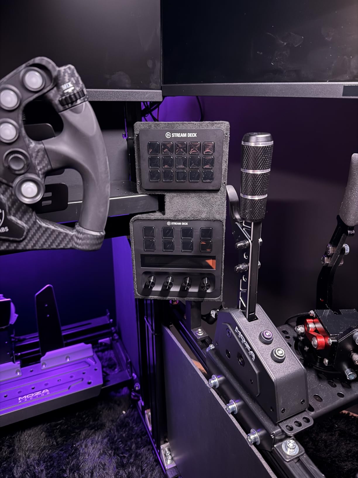 MOZA R12 V2 Direct Drive Sim Racing Wheelbase Servo Base, 12Nm Direct Drive Torque, Real Force Feedback, standalone Wheel Base Simulator for PC Video Game, black customer photo 2