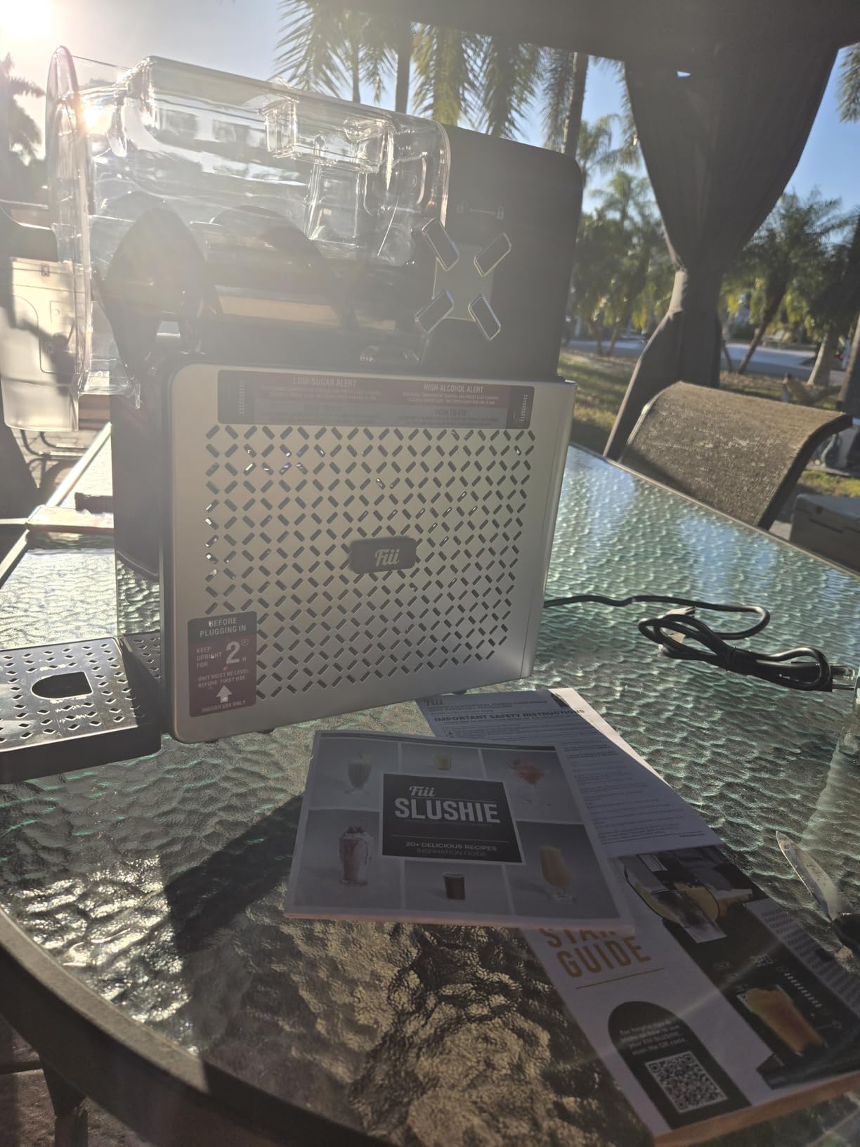 Fiii Slushie Machine 92 oz, Slushy Machine for Home, 6 Preset Programs, Quiet Operation, LED Display, Auto-Clean, No Ice Needed, Perfect for Milkshakes, Margarita Smoothie, Frappes and More customer photo 2