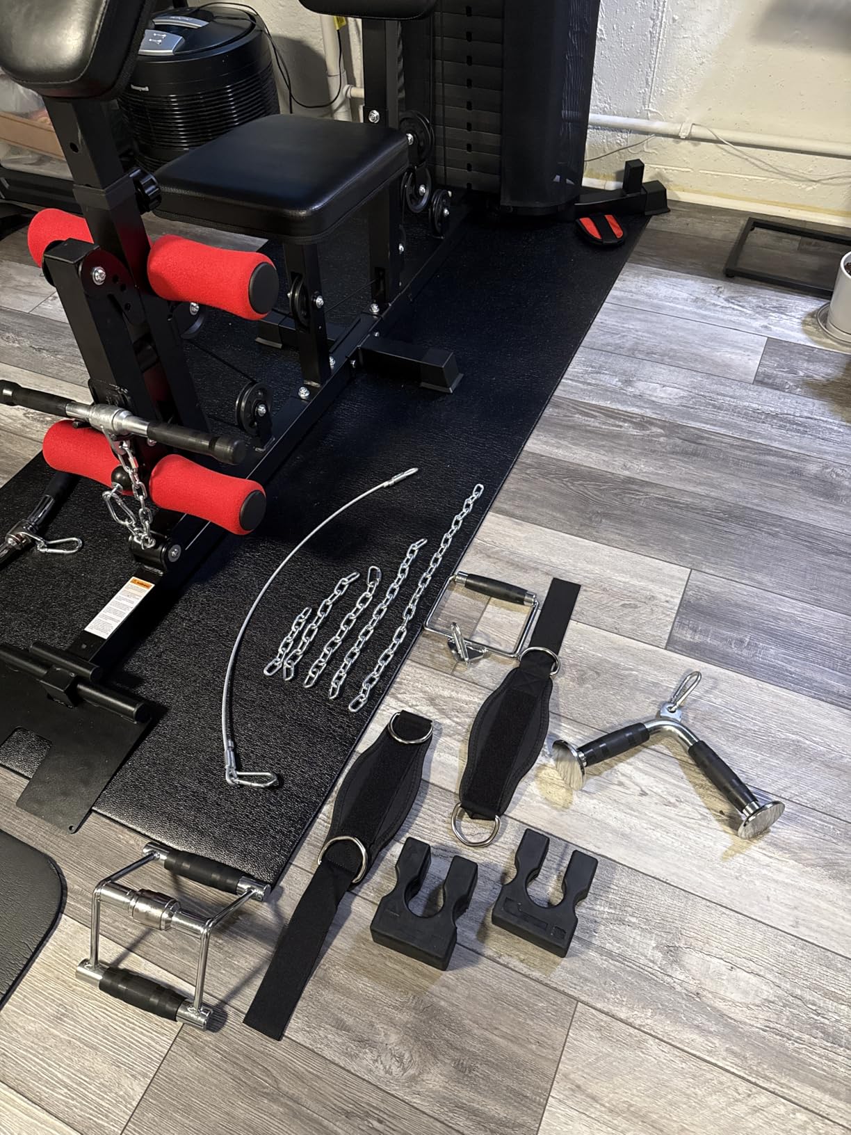 Home Gym, Multifunctional H11 Home Gym Equipment, Workout Station with 150LBS Weight Stack, Exercise Equipment with Pulley System for Full Body Training customer photo 2