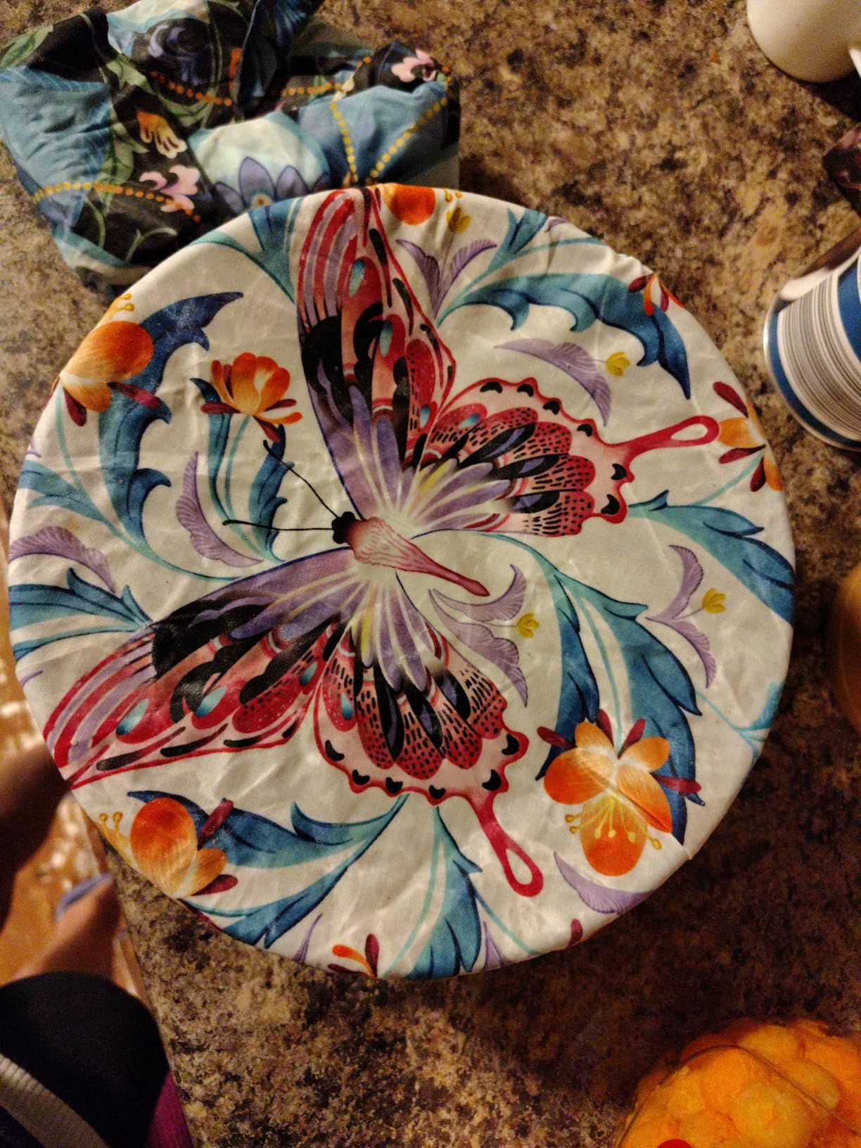 5-Size Reusable Beeswax Bowl Covers for Bread Proofing, Cotton Cloth Flexible Beeswax Wraps for Food Storage customer photo 2