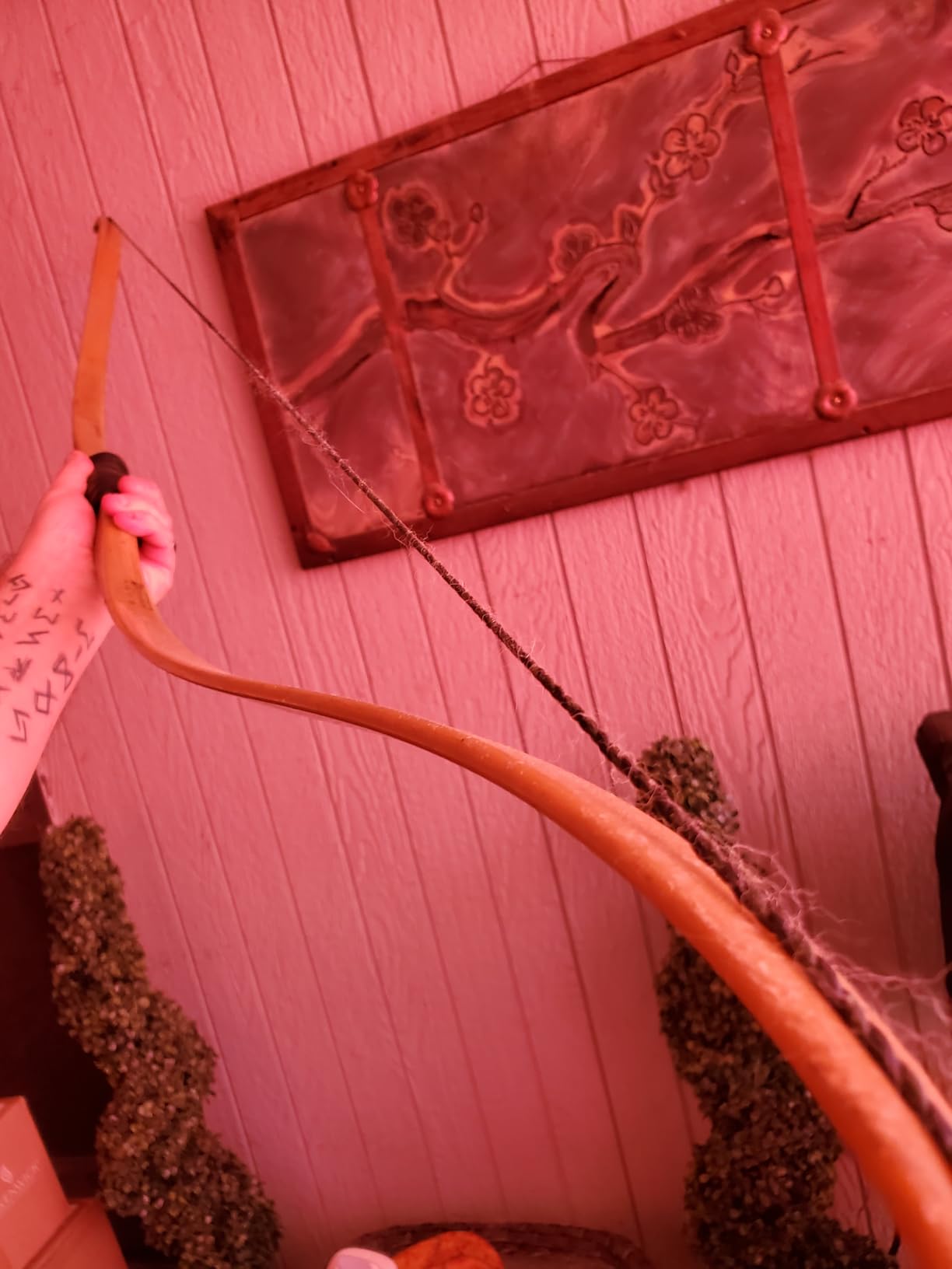 D97 Flemish Twist Bow String Handmade Fast Flight Bow String 16 Strands 54-70in Replacement Bowstring for Traditional Longbow Recurve Bow customer photo 2