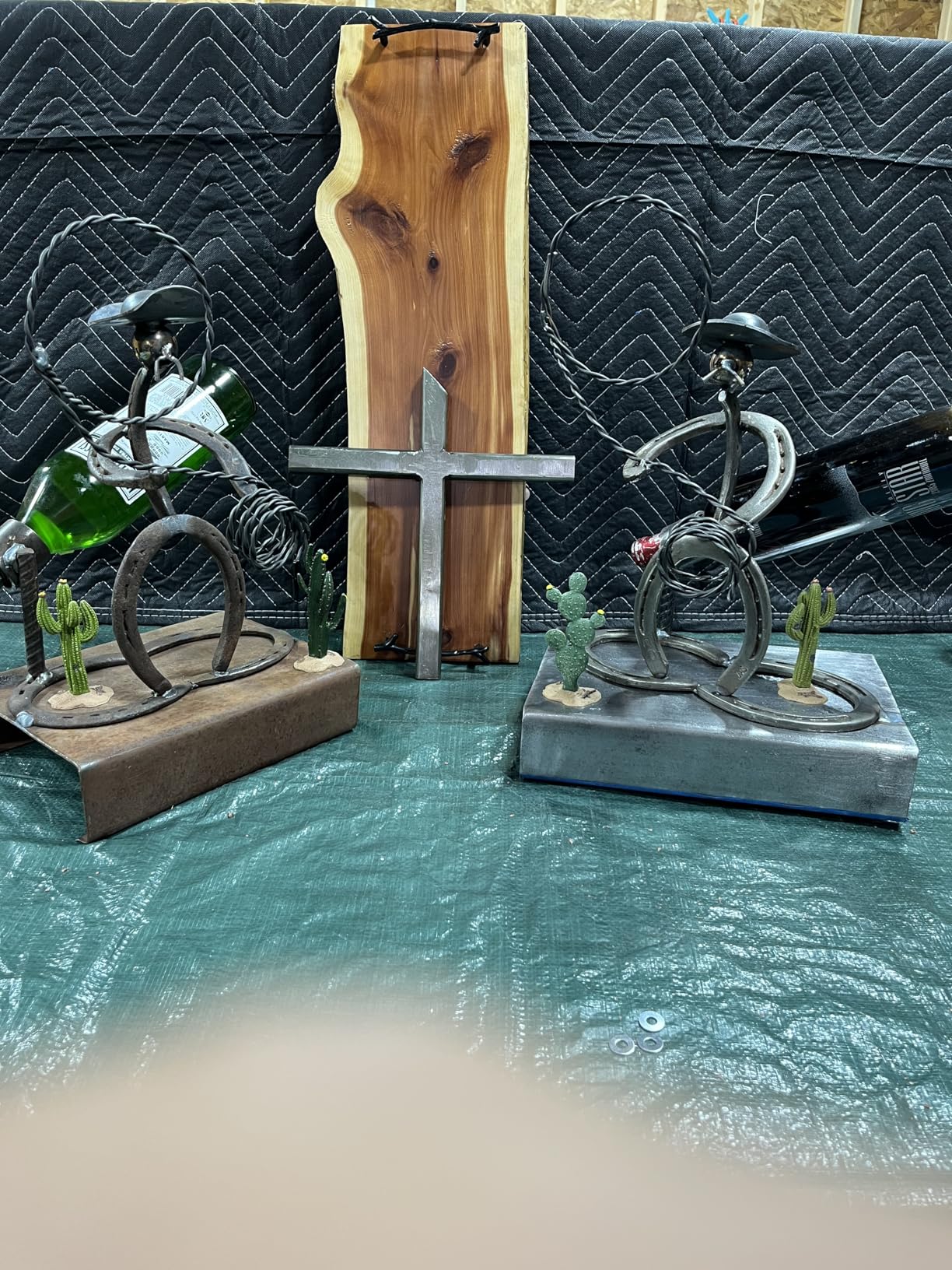 EOIVSH 7pcs Diorama Supplies Fake Rocks, Artificial Garden Figurines Tree Stump, Scene Accessories Stone Stumps Statue Ornaments for Micro Train Railway Sand Table Landscape customer photo 2