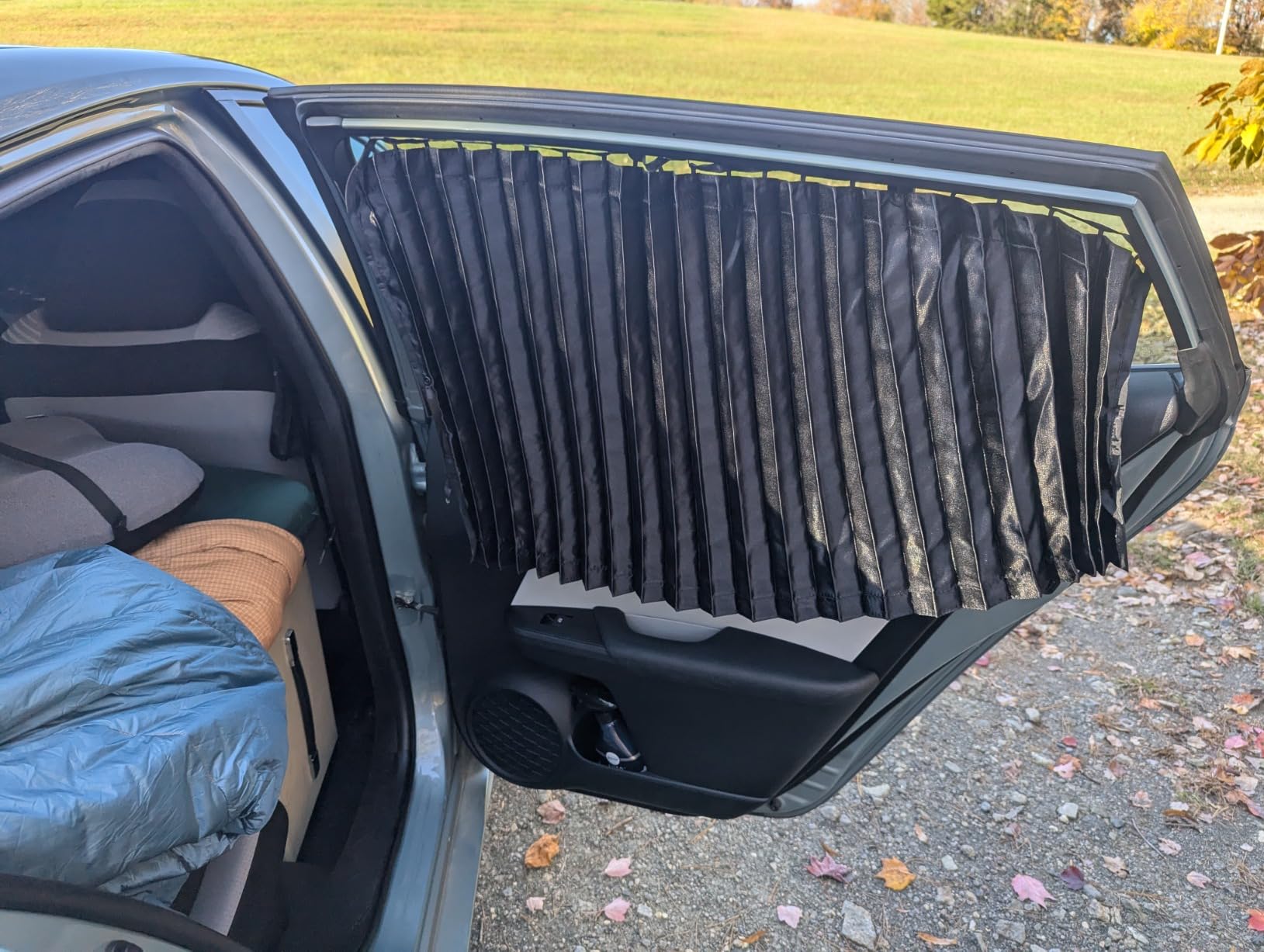 ZATOOTO Suede Car Window Shades 4PCS - Car Window Covers for Ultimate Privacy, UV Protection, and Heat Insulation, Side Window Sun Shade Perfect for Camping, Travel, Baby Safety, and Daily Use customer photo 2