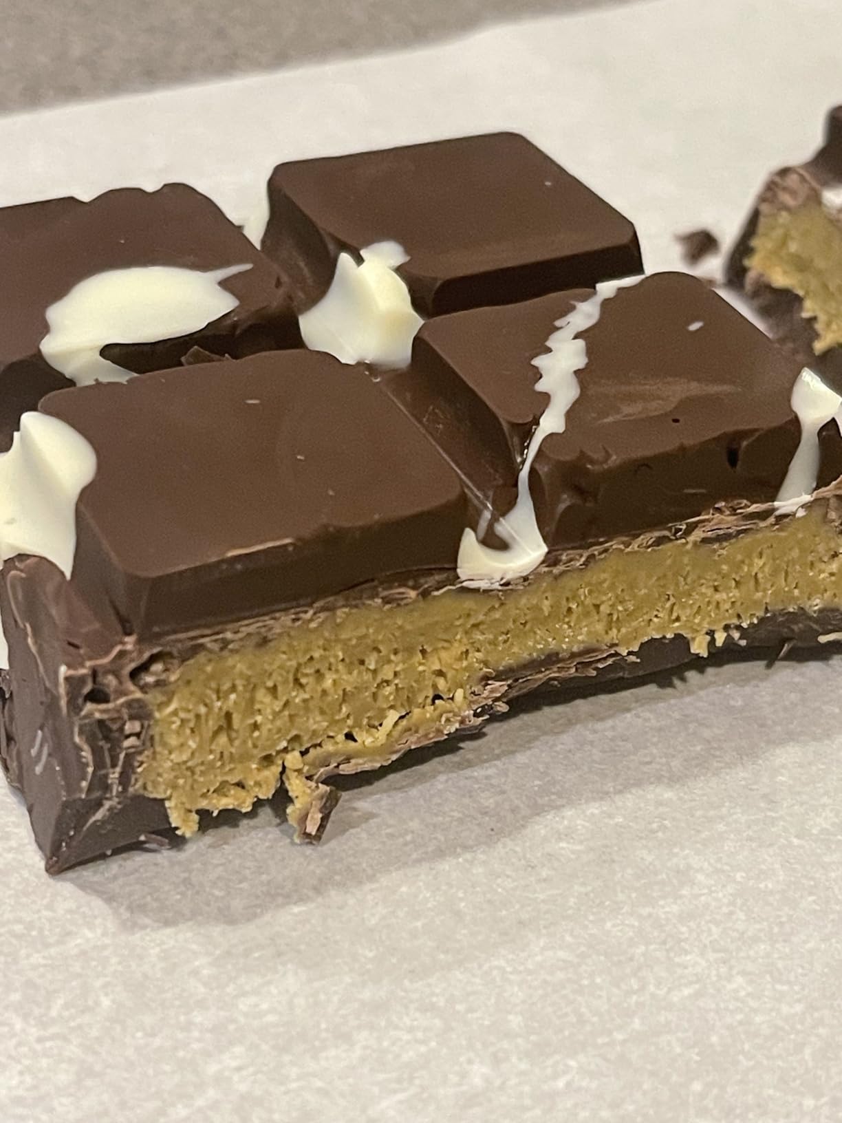 Dubai Chocolate Molds 1 Inch Deep, Silicone Chocolate Bar Mold - Non-Stick, Flexible, Large and Thick Homemade Chocolates, Candies, and Desserts - Set of 1 customer photo 1