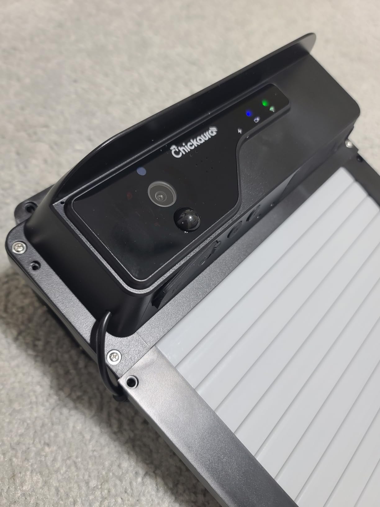 Automatic Chicken Coop Door Solar Powered with Nesting Pad - Waterproof Chicken Door with Timer, HD Camera, Anti-Pinch Protection, Mobile App & Remote Control, Alarm System, Mic & Speaker customer photo 2