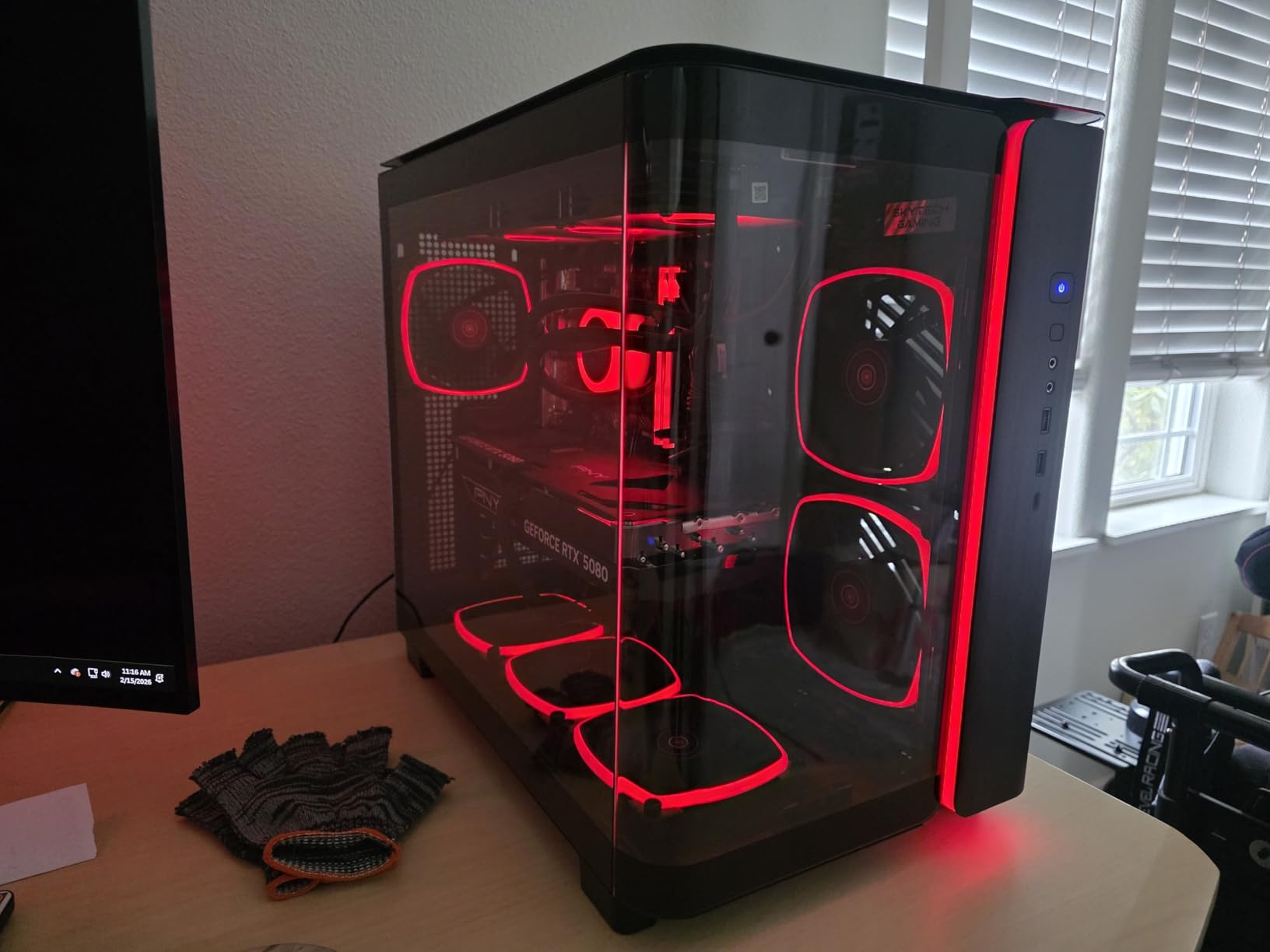 Skytech King 95 Gaming PC Desktop, Ryzen 9 9900X 4.4 GHz (5.6GHz Turbo Boost), NVIDIA RTX 5070 12GB GDDR7, 1TB Gen4 NVMe SSD, 32GB DDR5 RAM 6000 RGB, 850W Gold PSU, 360mm ARGB AIO, Wi-Fi, Win 11 customer photo 2