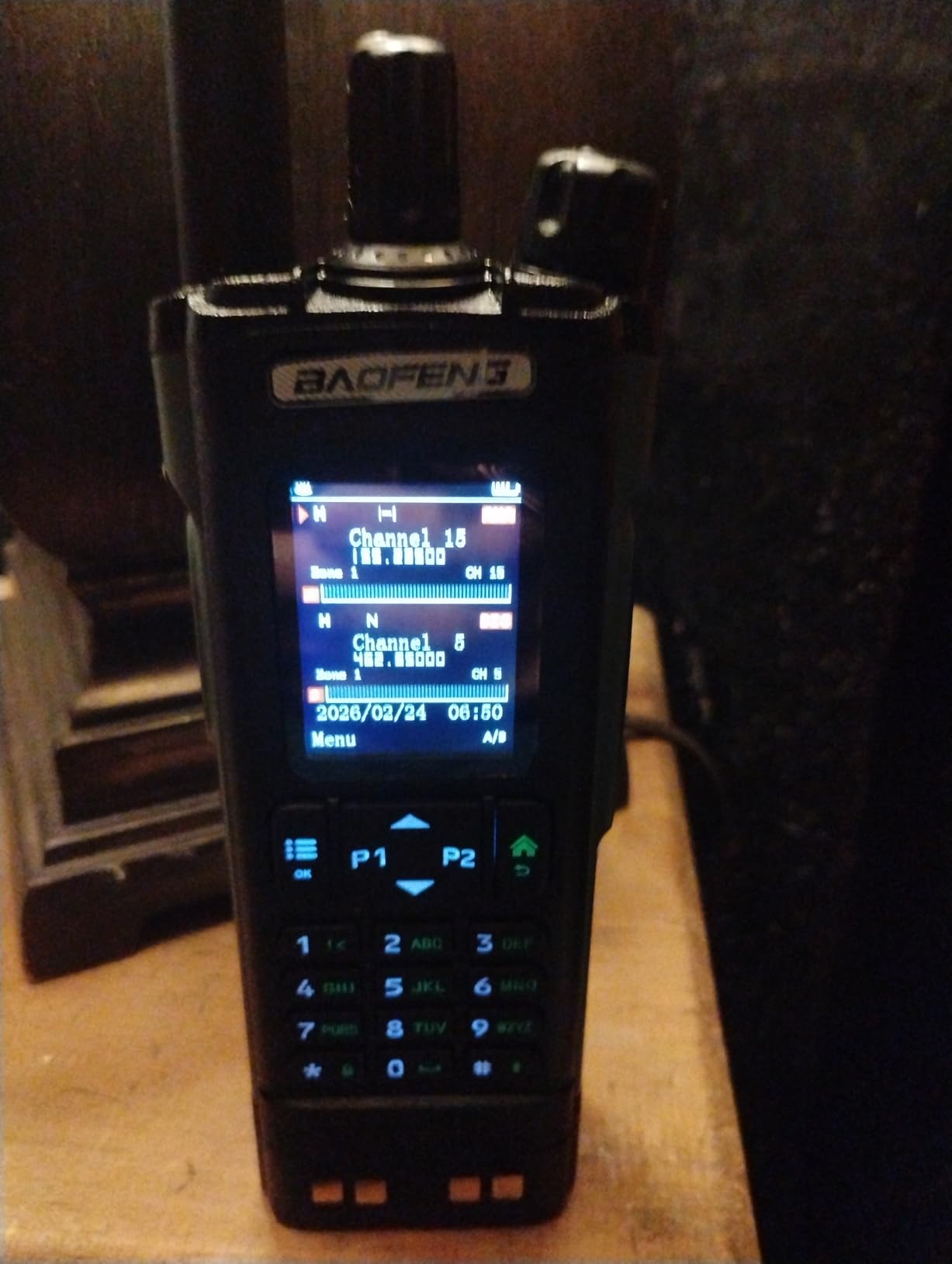 BAOFENG UV-32 Ham Radio Long Range 10W Rechargeable Walkie Talkies UV32 5RM K5 Handheld Two Way Radio NOAA Weather Radio with GPS,APP Programming,Copy Frequency,USB-C Charging for Survival Gear customer photo 1