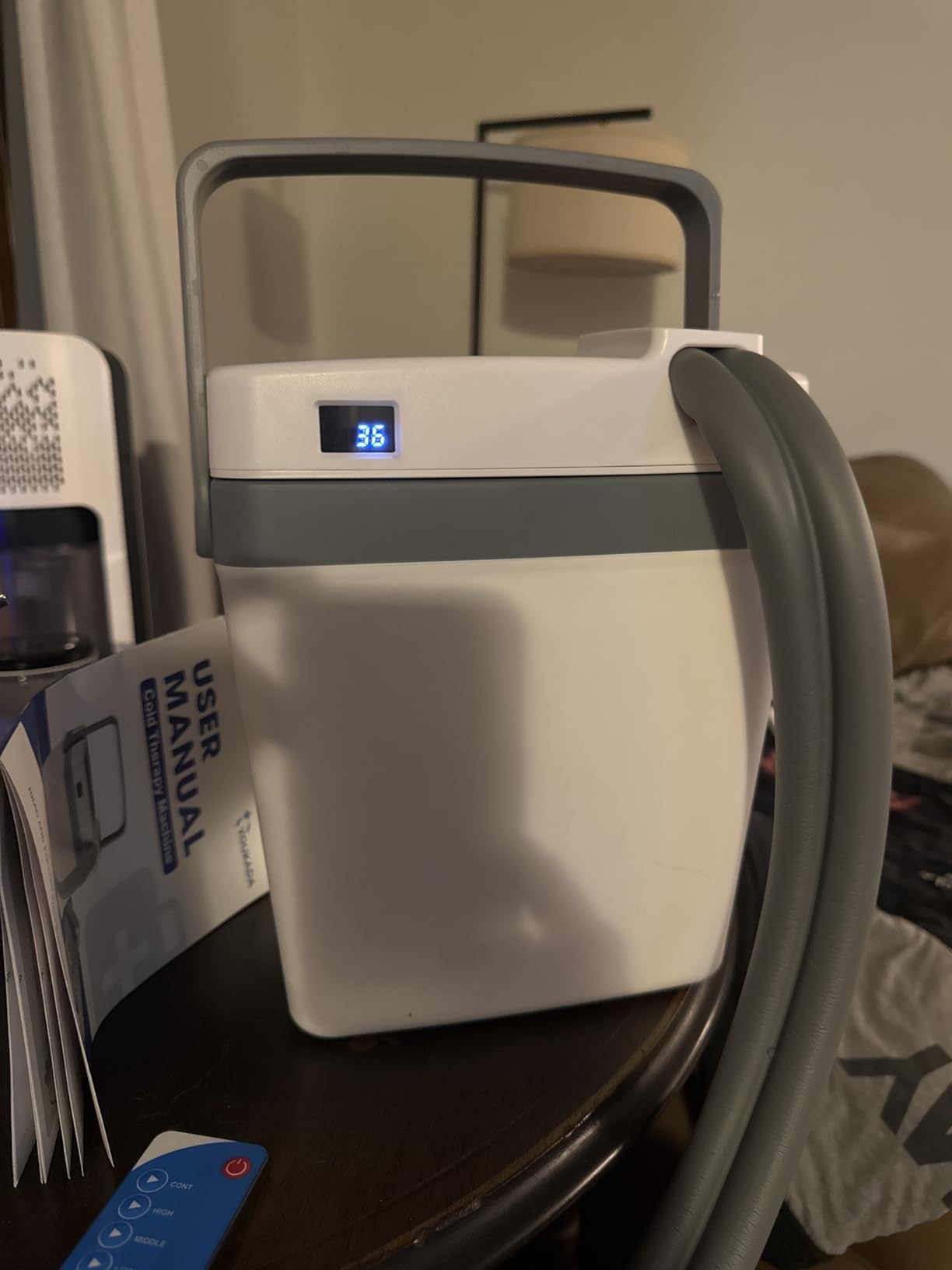 YOUKADA Cold Therapy Machine for Knee After Surgery, 4 Customizable Modes, Ice Machine for Knee, Shoulder, Hip & Ankle, Adjustable Cooling for Post-Surgery Recovery & Arthritis Pain Relief customer photo 1