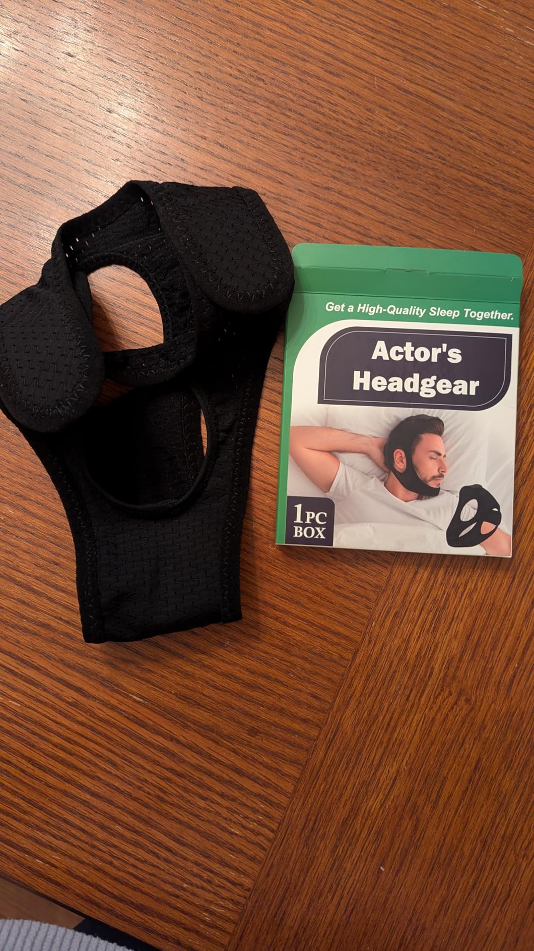 Sleep Apnea Devices - Chin Strap for Sleeping, Airflow Jaw Strap, Effective Anti Snoring Solution for Men and Women, Anti Snore Devices Breathable and Reusable (Black & 54CM & 1PCS) customer photo 2