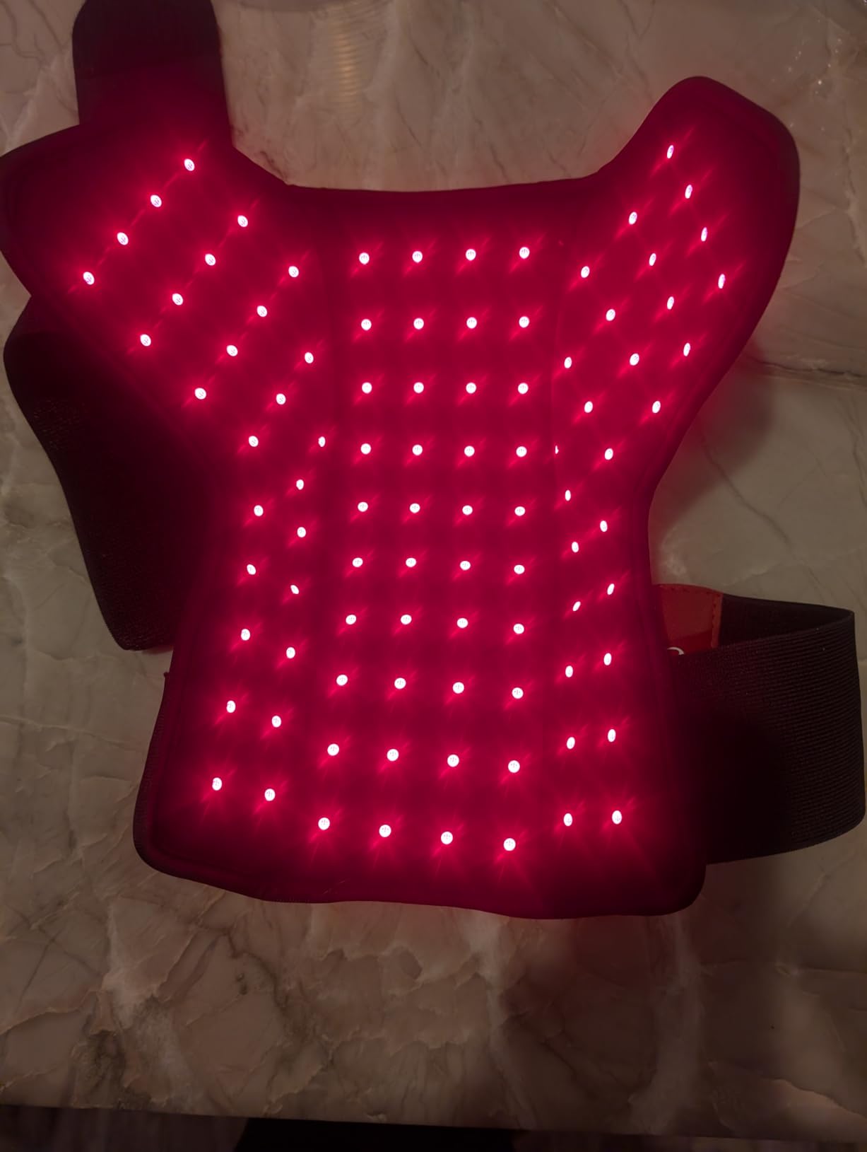 Comfytemp Cordless Red Light Therapy for Shoulder, 94 LEDs Wearable Near Infrared Light Wrap, 3D Portable Heated Shoulder Pad for Joint, Valentines Day Gifts for Her Him (No Massage,One Size) customer photo 2