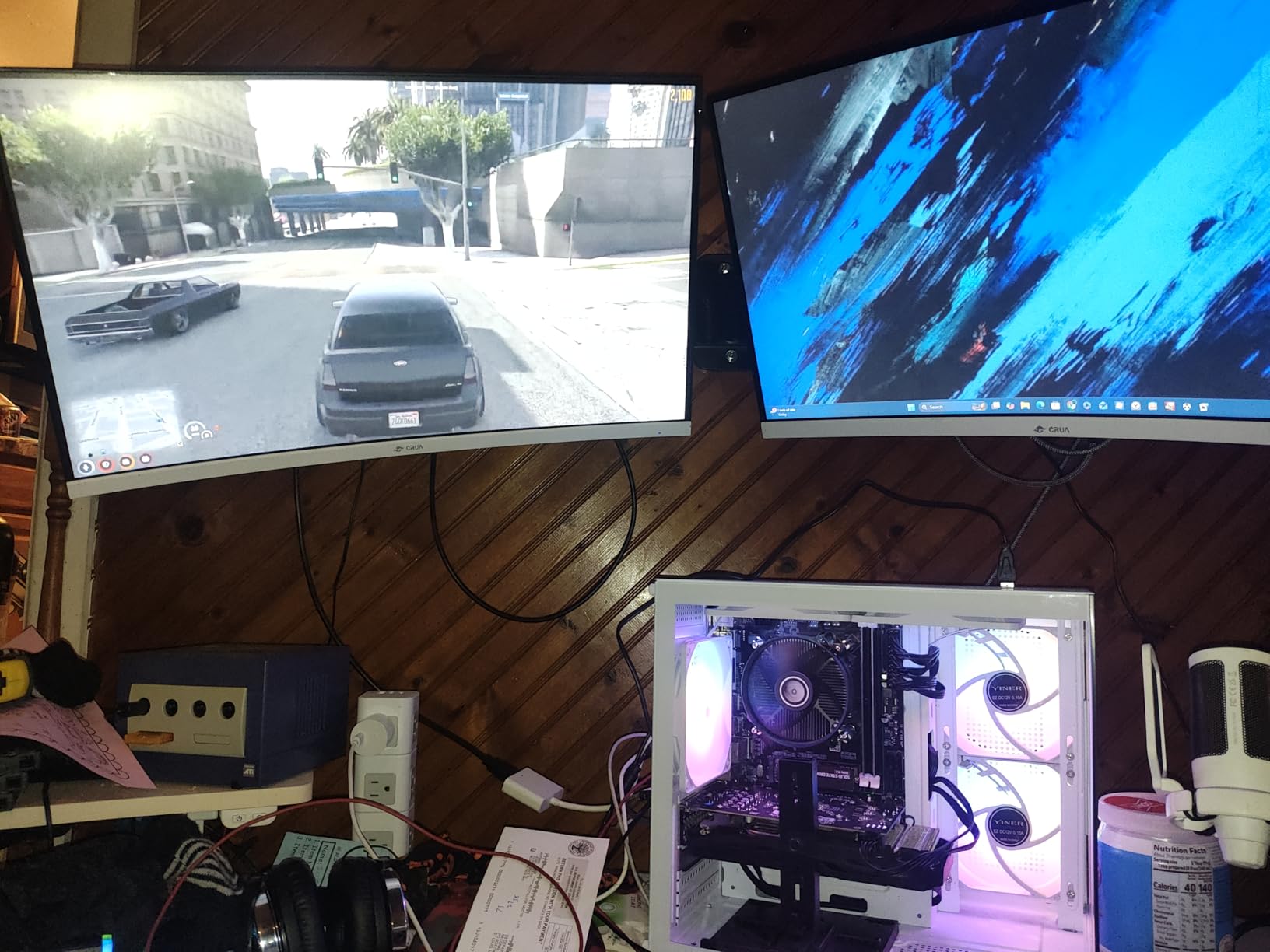 Prebuilt Gaming PC Desktop Computer, Intel Core i7 Desktop, Operating at A Frequency of 3.4-3.9 GHz, RX590 Graphics Card with 8GB GDDR5 Video Memory, 16GB RAM, 512GB SSD, WiFi 5.0, RGB Fan x4 customer photo 2