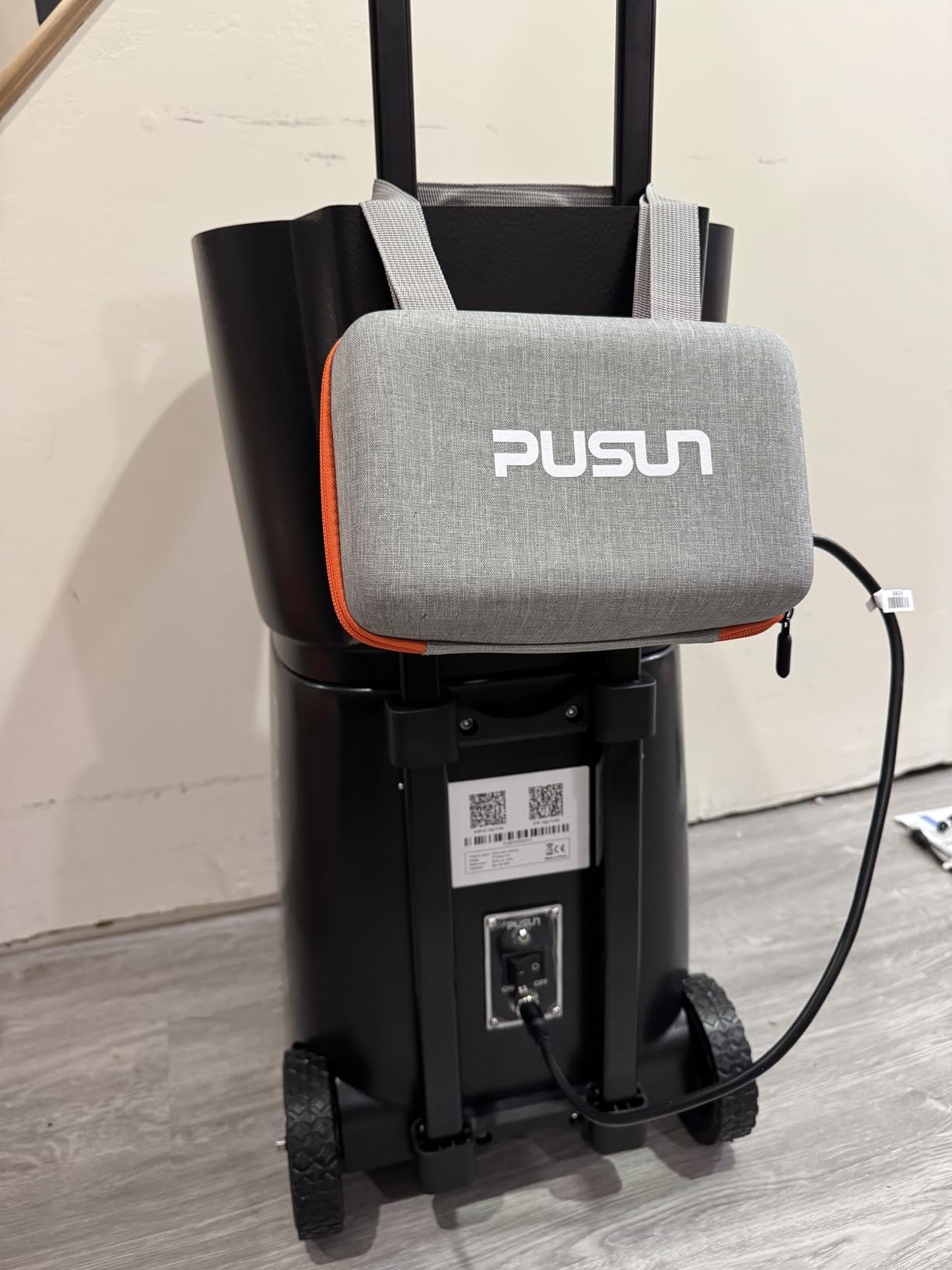 PUSUN PT-Smart Pro Internal Oscillation Tennis Ball Machine: App with 12 Built-in Training Modes, 28-Pt Custom Drills,75MPH, 5H,32.6lb Portable for Tennis & Padel,Training, Practice,Beginners to Pros customer photo 1