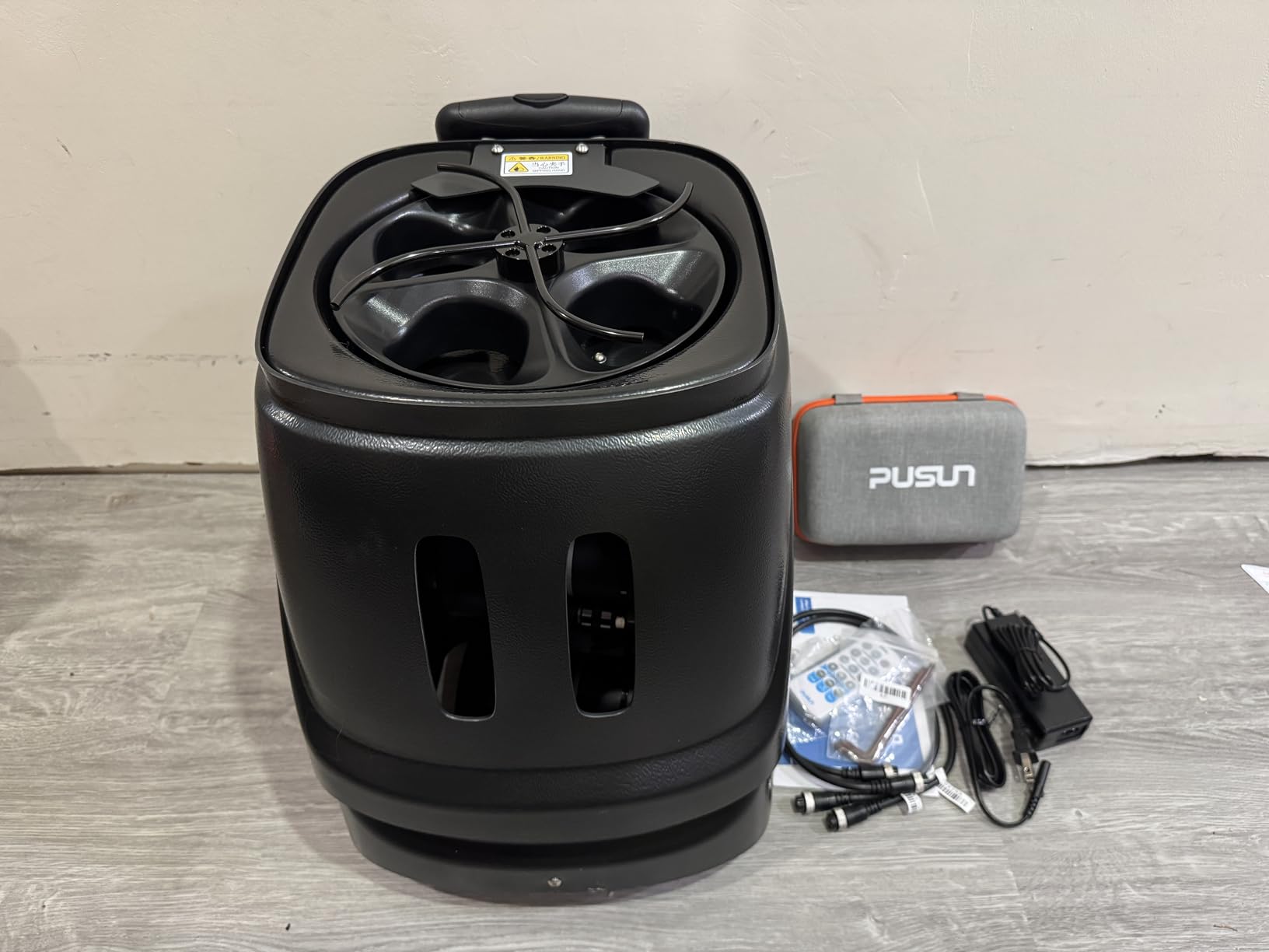 PUSUN PT-Smart Pro Internal Oscillation Tennis Ball Machine: App with 12 Built-in Training Modes, 28-Pt Custom Drills,75MPH, 5H,32.6lb Portable for Tennis & Padel,Training, Practice,Beginners to Pros customer photo 2
