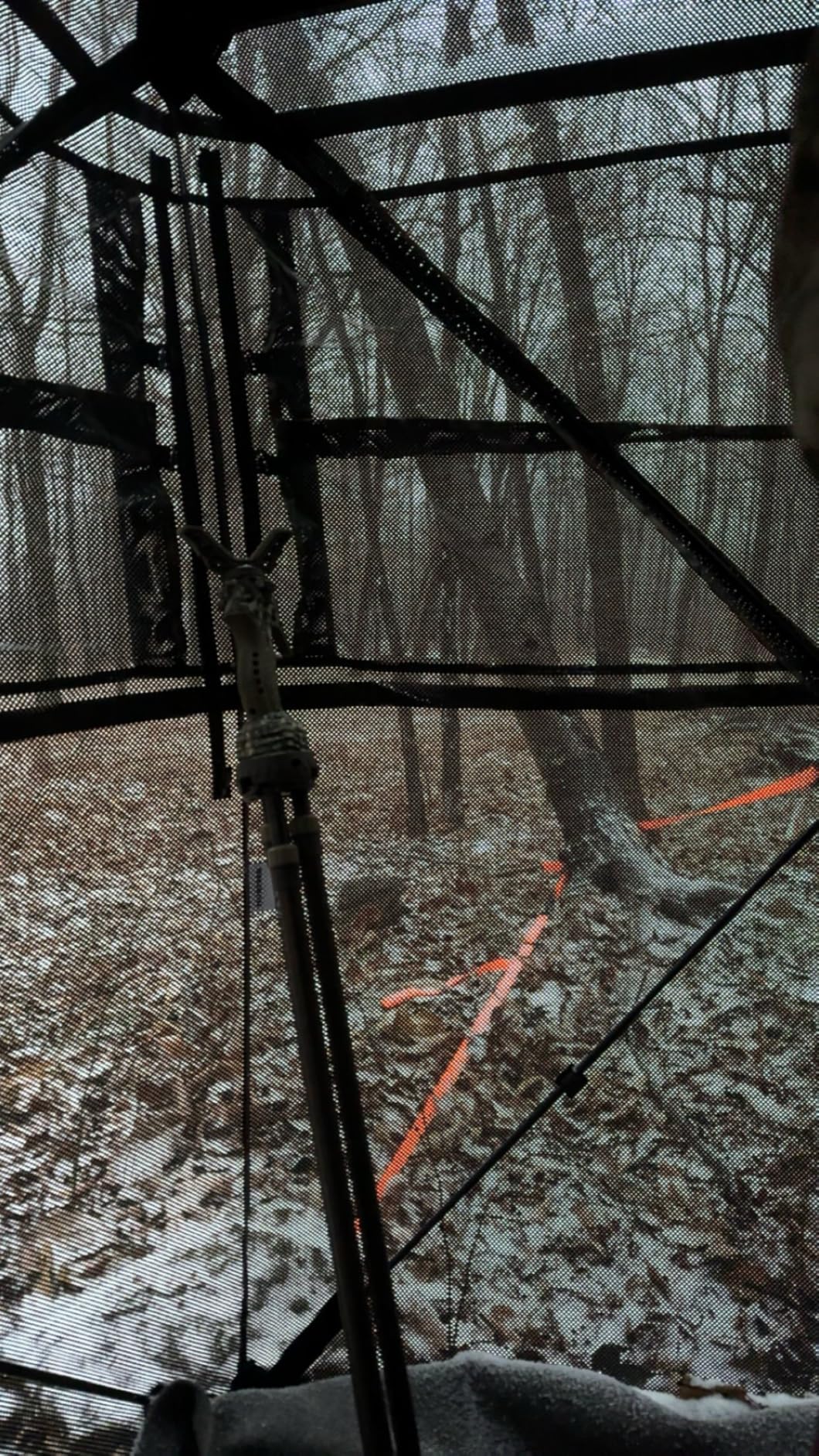 HUNTSEN Hunting Blind 270 Degree See Through Ground Blind - 2-3 & 3-4 Person Pop Up Deer Blind for Hunting with Carrying Bag - 300D Reinforced Portable Durable Blind for Turkey and Deer customer photo 1