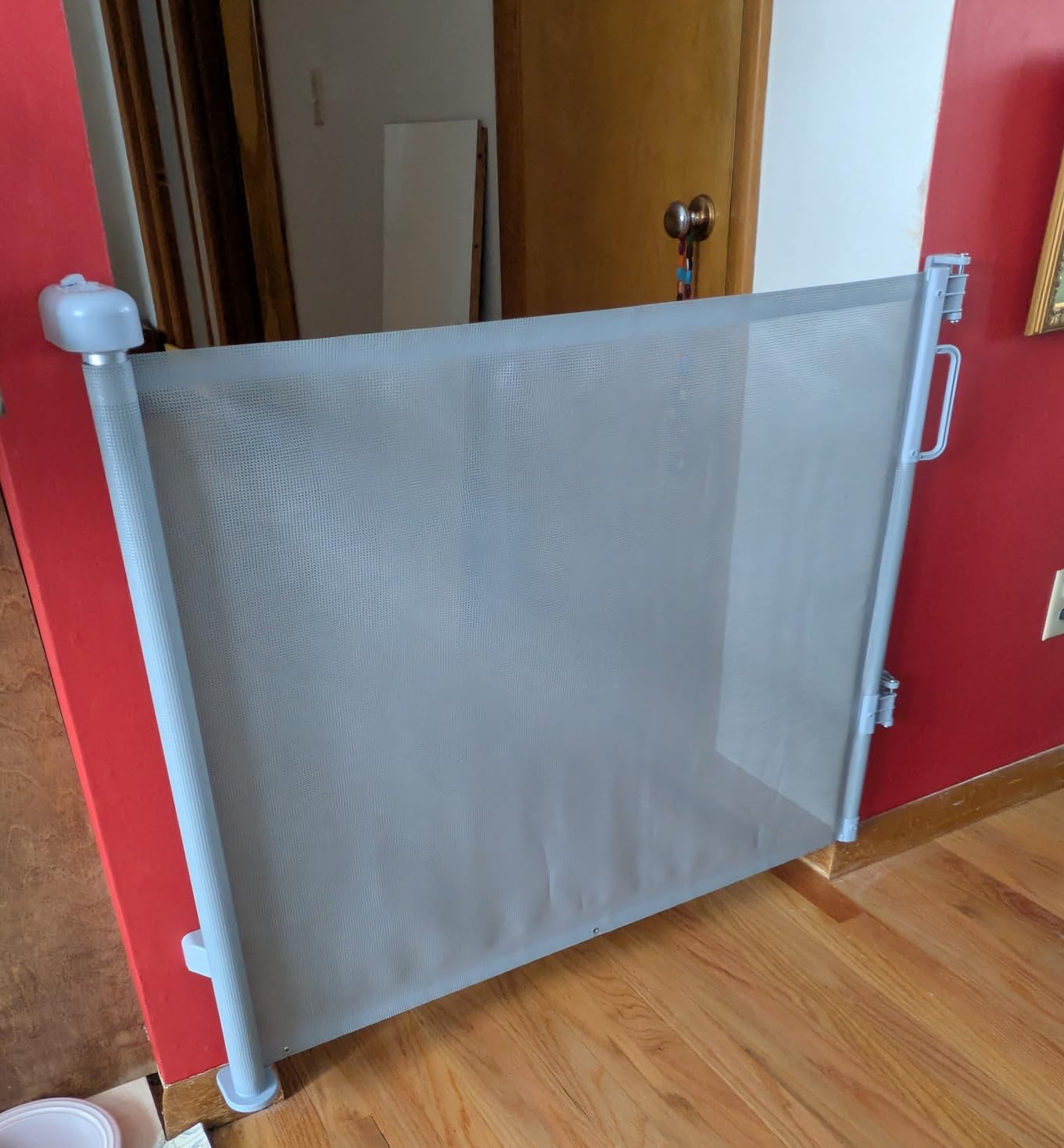 Retractable Baby Gate for Stairs, 55