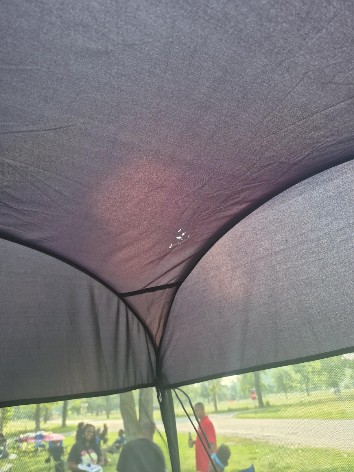 Alvantor Pop Up Screen House Tent, Instant Outdoor Gazebo with Mosquito Netting & UPF 50+ Sun Protection, Portable Canopy Shelter for Patio, Backyard, Camping (2-10 Person) customer photo 2