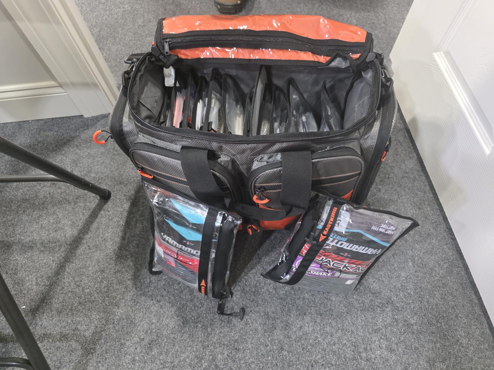 KastKing BaitShield Tackle Storage Bag, Fishing Tackle Bag, Sealed Edges, Water-Resistant Protection, Durable & Tough Build, Large Capacity customer photo 1