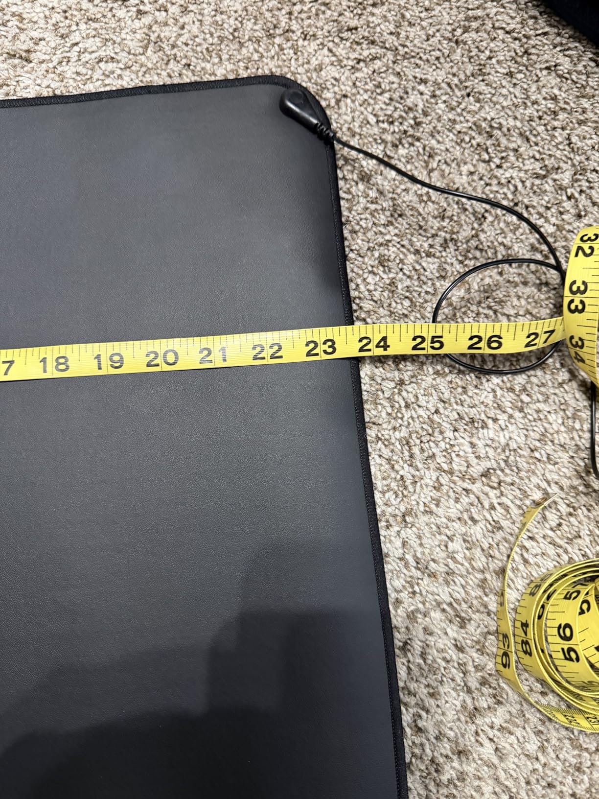 Grounding Mat For Feet - With Multimeter for Monitoring Body Voltage Drop - Boost Blood Circulation, Inflammation Relief, Improved Overall Health - Earthing Mat for Office Desk or Feet customer photo 2