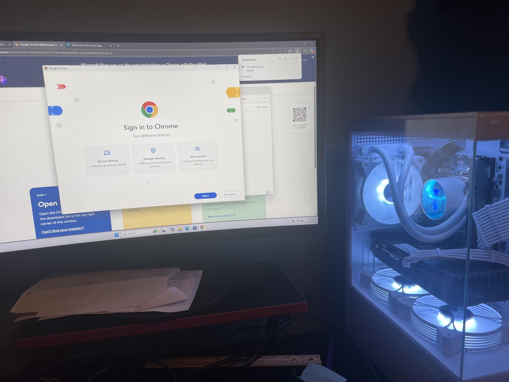 ViprTech Stryker 3.0 Gaming PC - AMD Ryzen 7 (4.1GHz Liquid Cooled), RTX 3060 12GB, 16GB DDR4 RAM, 1TB SSD, 700W PSU, WiFi BT, Win 11 Pro, RGB, Desktop Computer Prebuilt, White customer photo 2