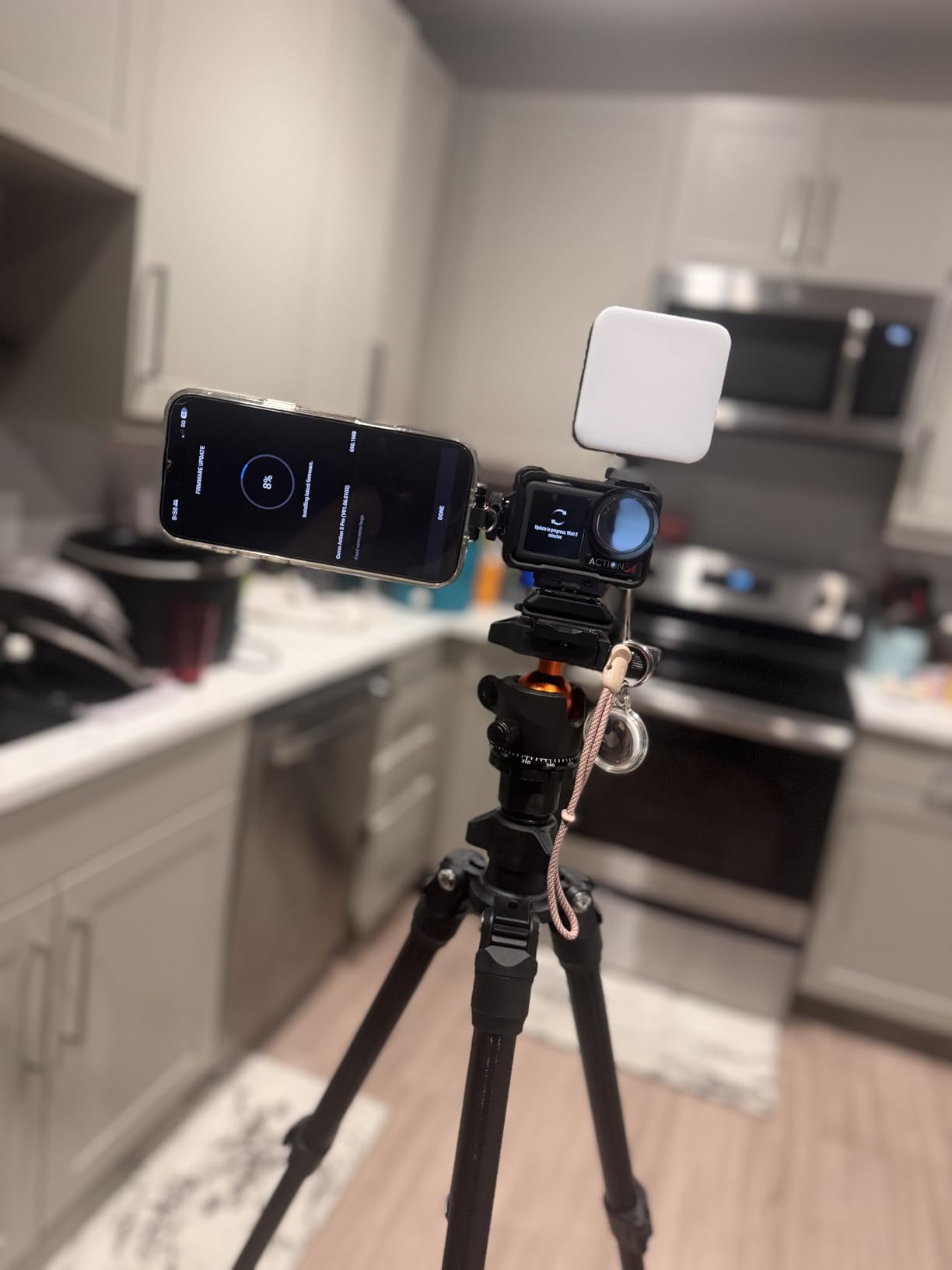 SMALLRIG Magnetic Metal Phone Mount with Cold Shoe Mount, Adjustable Rotatable Phone Tripod Holder Adapter for iPhone 17/16/15, Camera Monitoring, Tripods, Stabilizers - 5156 customer photo 1