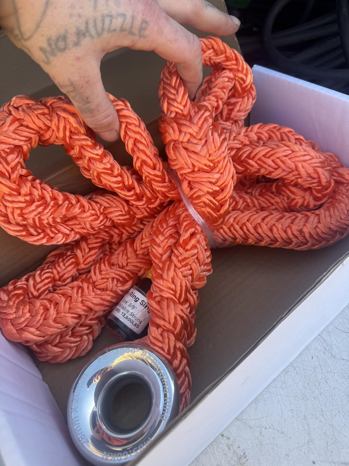 Rigging Ring Sling Rope 40203, 3/4