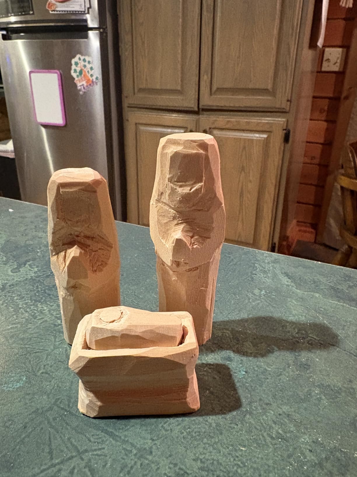 Wood Carving Kit, 24Pcs Wood Carving Tools with Storage Bag, Wood Whittling Knife Kit with 4pcs Templates & 6pcs Basswood Blocks for DIY Beginners customer photo 2