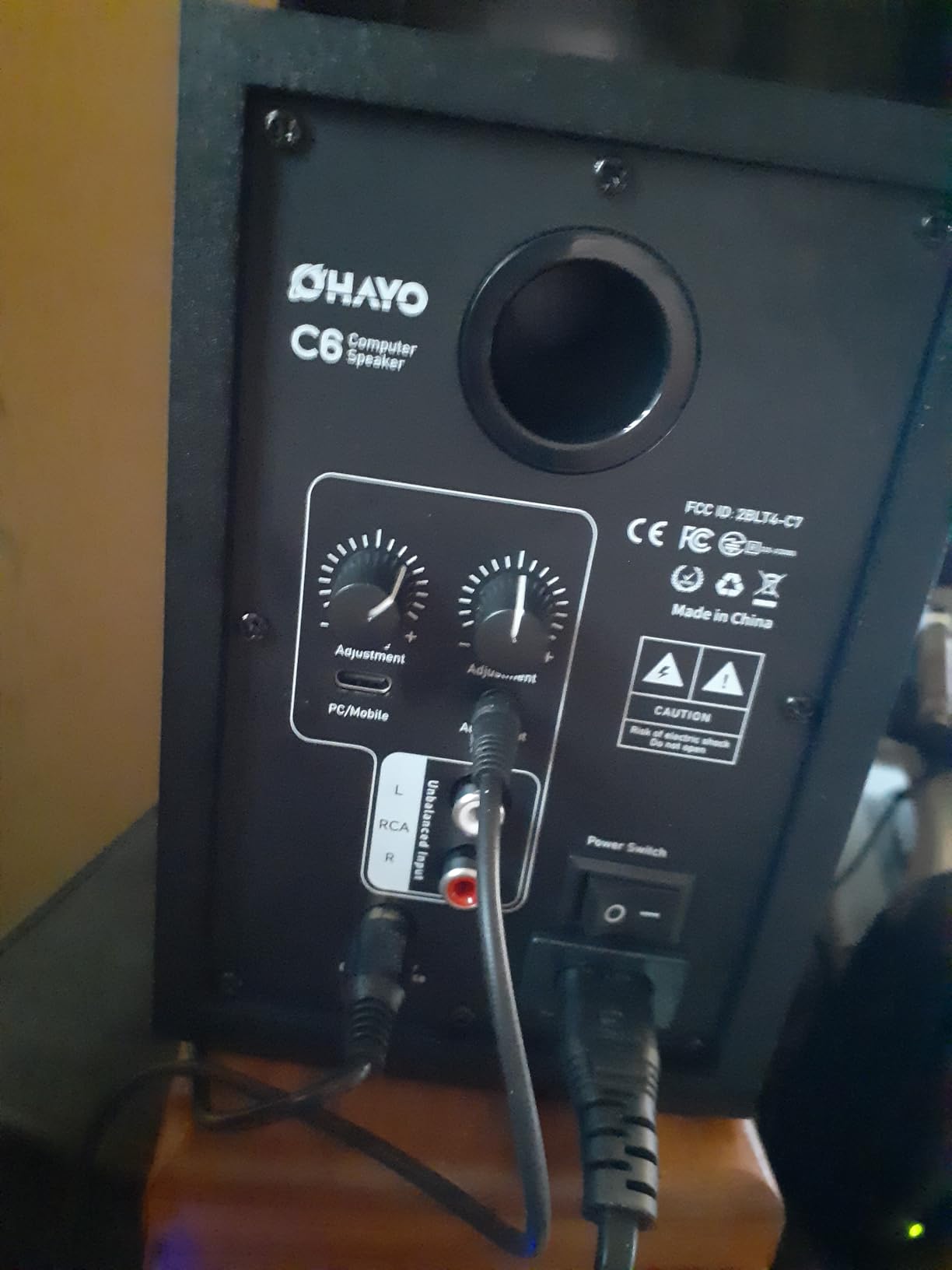 OHAYO 60W Computer Speakers for Music and Gaming, Active Bluetooth 5.3, Stereo 2.0 Speakers for Desktop PC or Laptop, 3.5mm Aux RCA USB Input, 1 Pair, Black customer photo 1