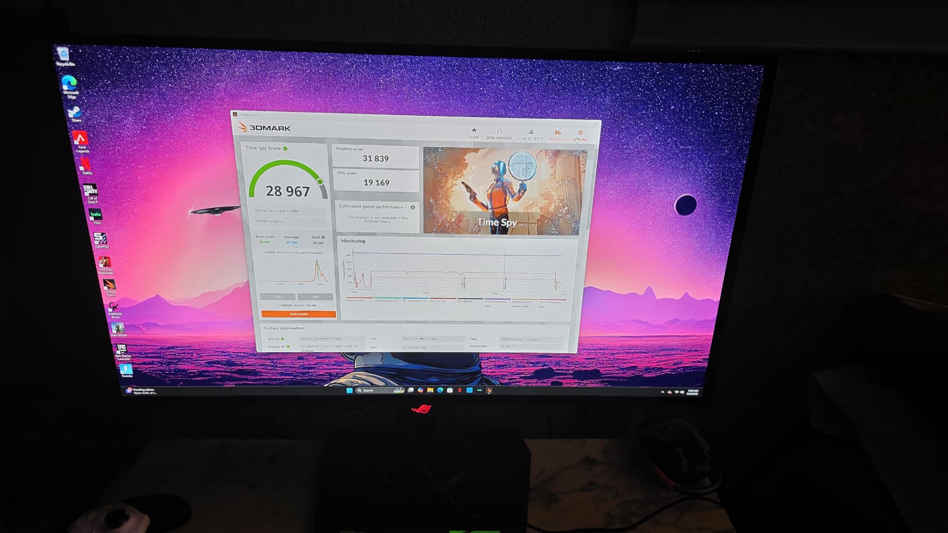 Skytech Gaming Legacy 4 Gaming PC, Intel Ultra 9 285K 5.5GHz, NVIDIA RTX 5080 16GB VRAM, Z890 Board, 2TB Gen4 NVMe SSD, 64GB DDR5 RAM 6000, 1000W Gold ATX 3 PSU, 420 ARGB AIO, WI-FI 7, Windows 11 customer photo 2