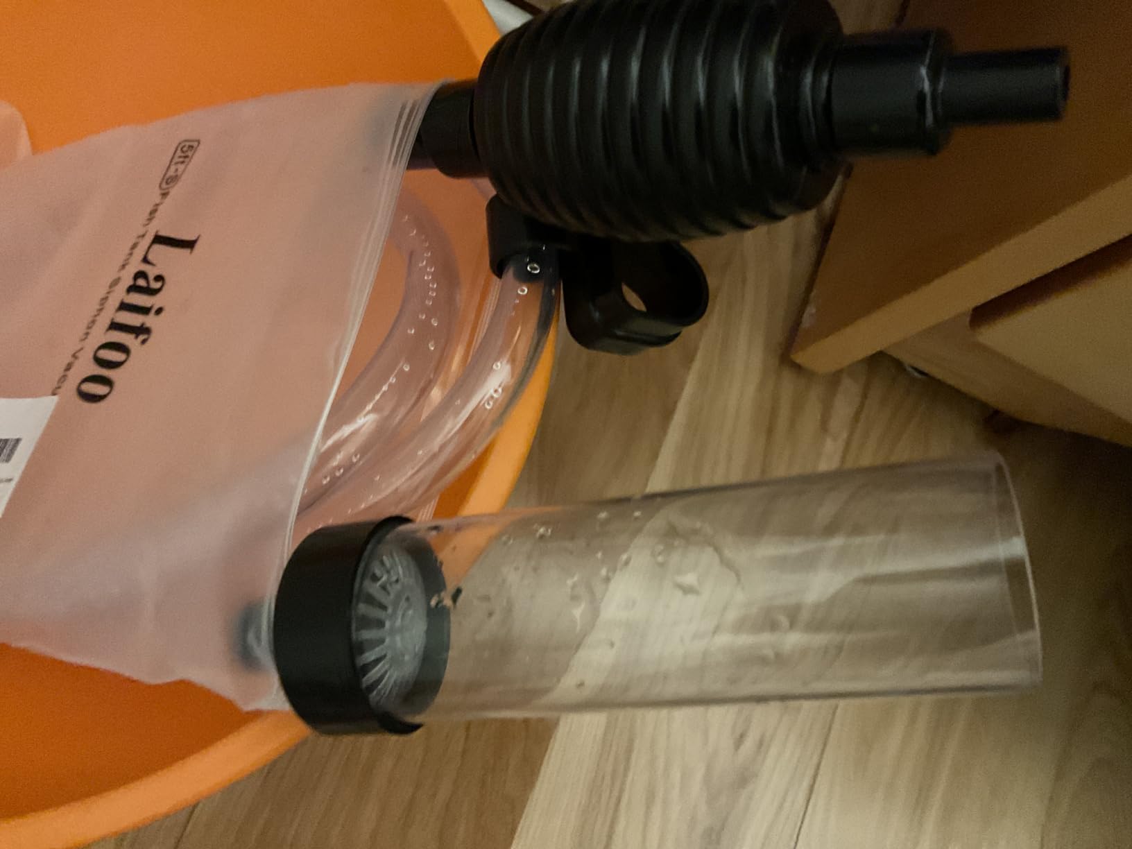 5ft-S Aquarium Siphon Vacuum Cleaner for Fish Tank Cleaning Gravel & Sand customer photo 2