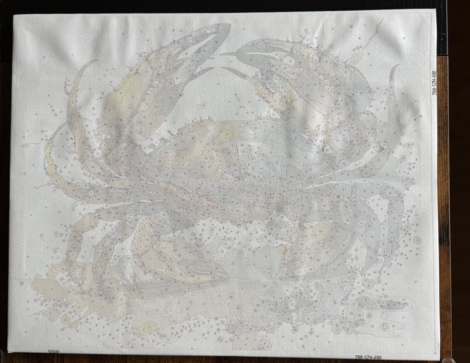 7 Lengths Wood Canvas Frames Kits, Total 28 Pcs Needlepoint Stretcher Bars for Needlework Embroidery Oil Painting Posters Art Supplies (6/8/10/12/14/16/20inch) customer photo 1