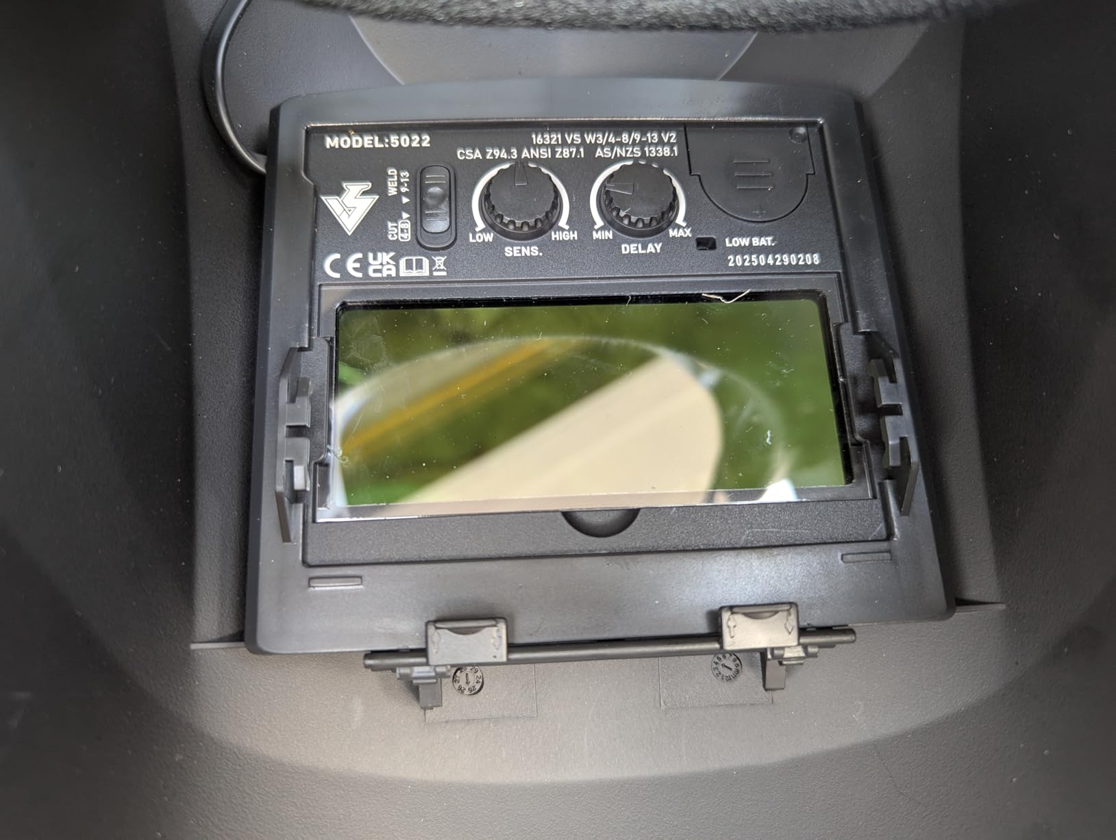 VILSIN Welding Helmet Auto Darkening Large View,Welding Hood True Color Solar Powered With 2 Arc Sensor,Wide Shade 3/4-8/9-13 for Welding Mask TIG MIG ARC Welding Shield,K23-5022-LY customer photo 1