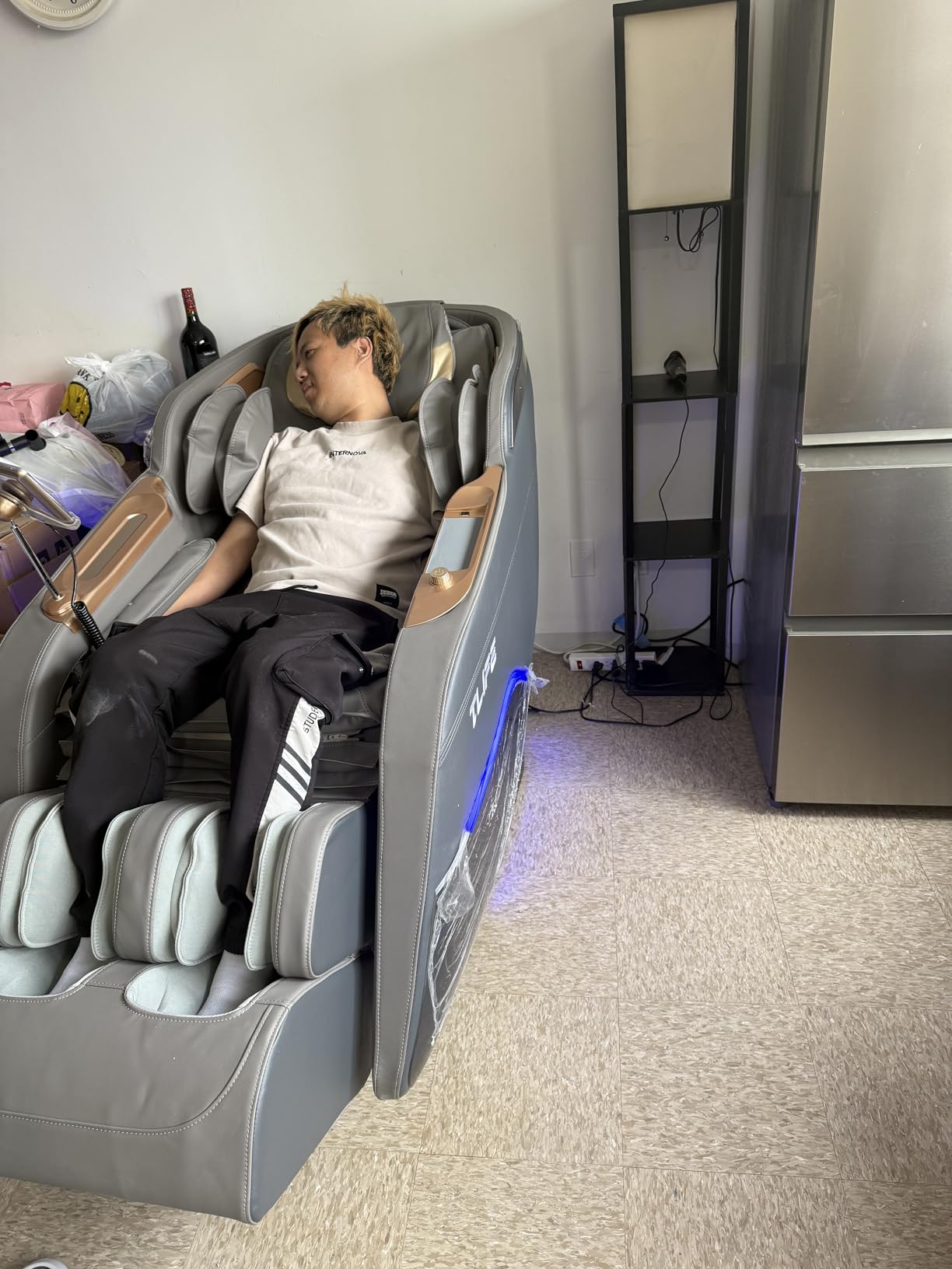 TLIFE Massage Chair Full Body, 160°Zero Gravity Recliner with Body Scan, 50