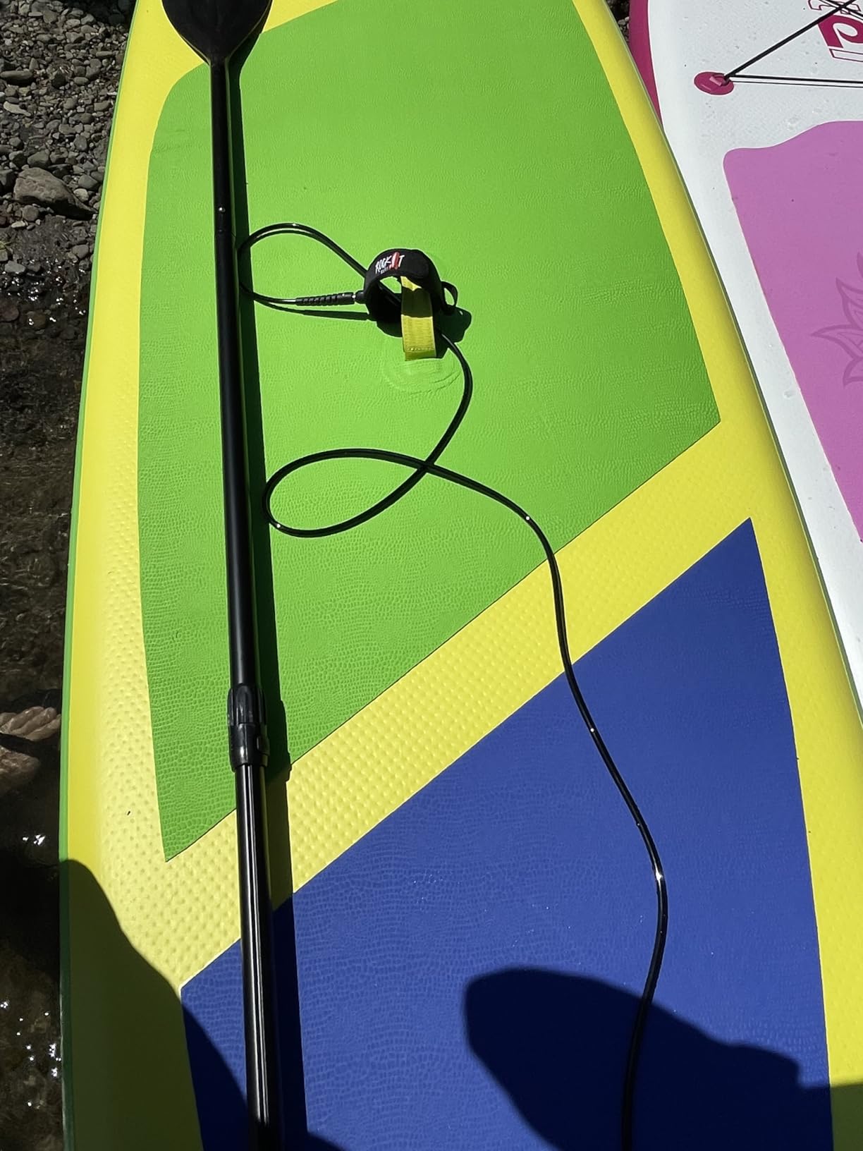 Rock It Surf Premium Surfboard Leash, 6ft & 8ft Surf Board Leashes, 7mm Legrope Strap for Shortboard, Longboard or SUP Made with Recycled Materials, Extra Strength Velcro & Stainless Swivels customer photo 1