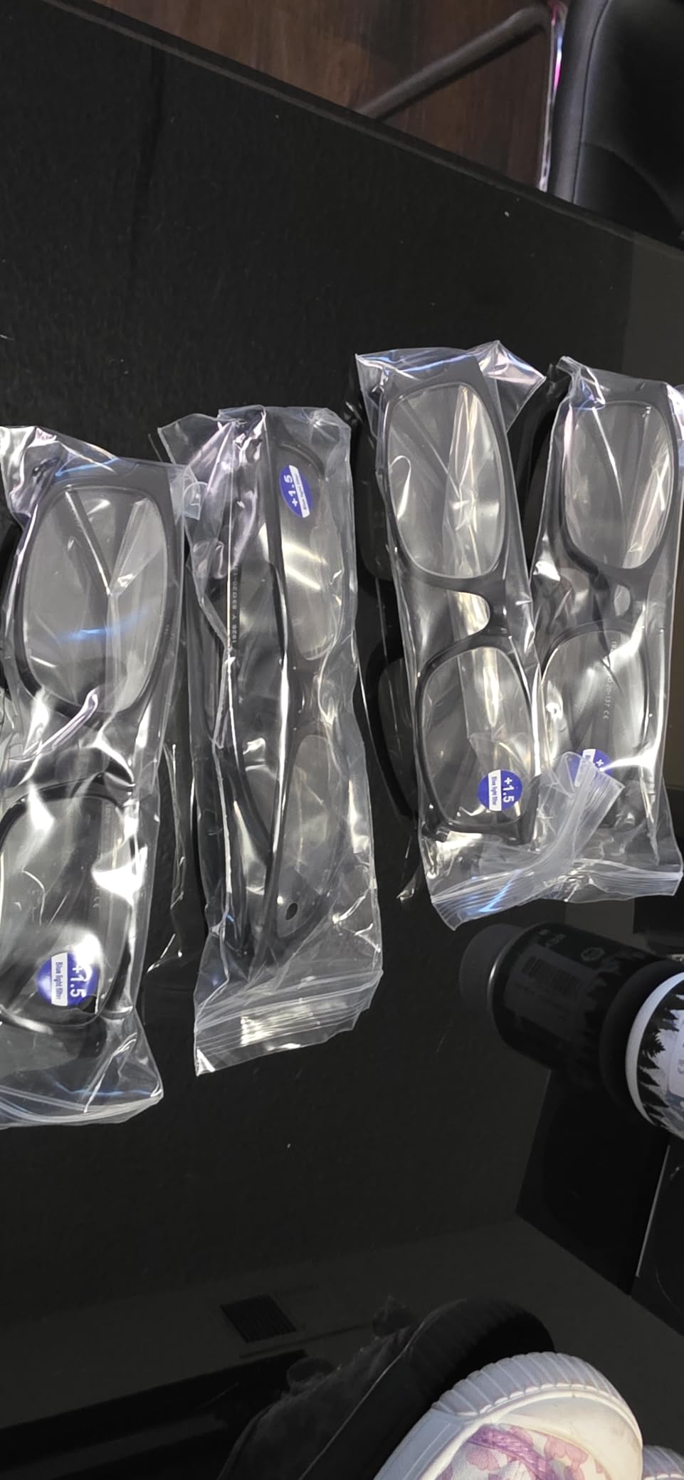 Gaoye 1.5 Reading Glasses Men - Blue Light Blocking Lenses, TR90 Frames, UV400 - Eyeglasses with Clear Vision customer photo 2