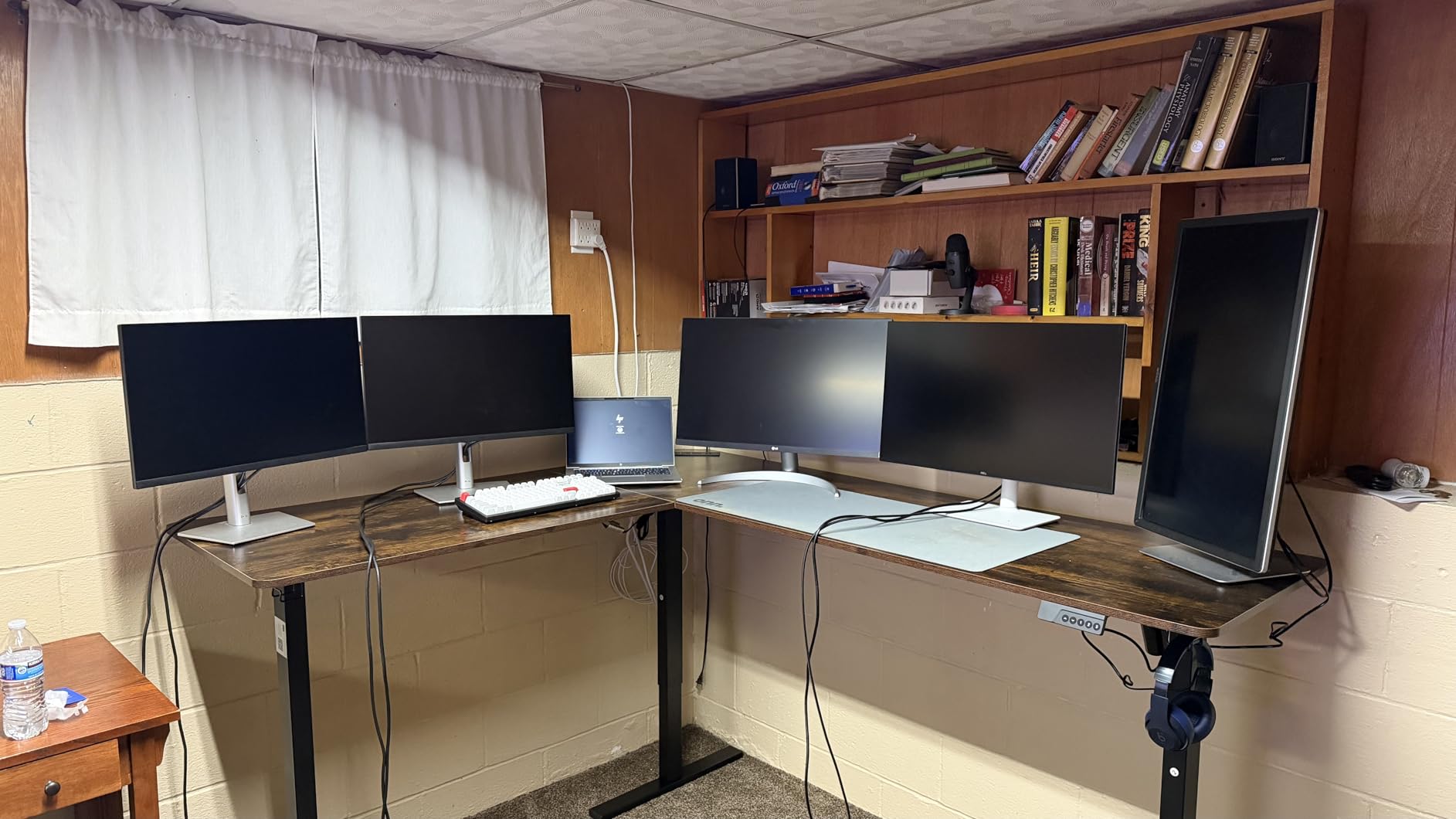 SIAGO L-Shaped Standing Desk - 75 x 63 Inch Adjustable Corner Standing Desk with Charging Station - L Shape Sit Stand Table with Memory Controller, Splice Board for Home Office customer photo 1