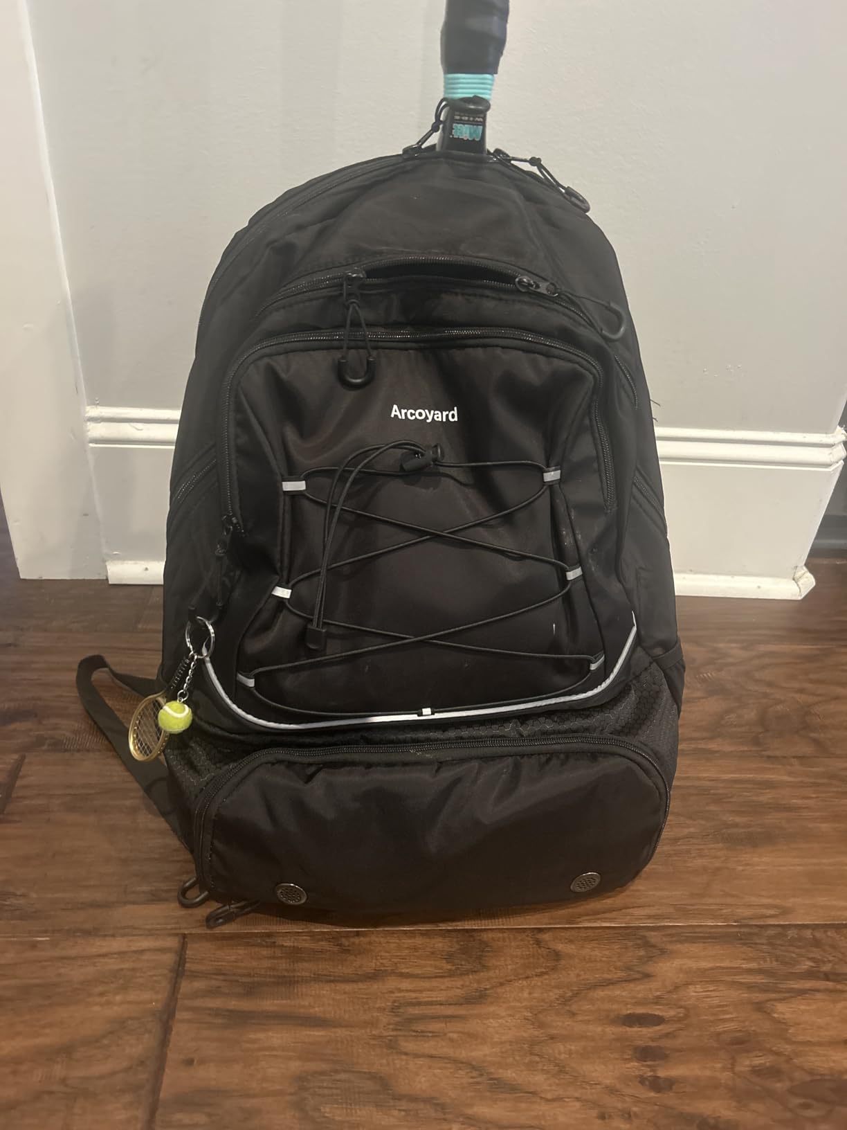 Tennis Bag Holds 2 Rackets, Professional Tennis Bags for Women, Tennis Backpack with Ventilated Shoe Compartment customer photo 2