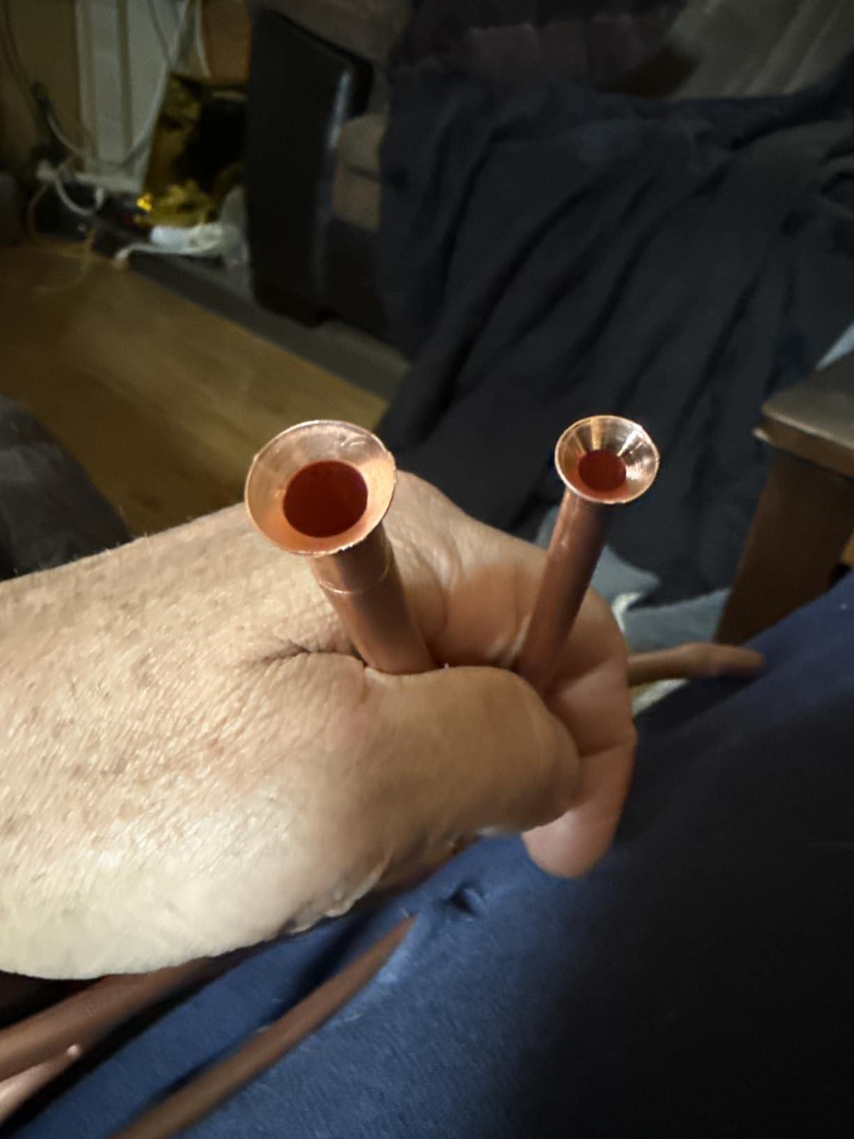 DURATECH Tubing Flaring Tool Kit, 45° Eccentric Cone Flaring Tool with Clutch, 7 Dies for 3/16 