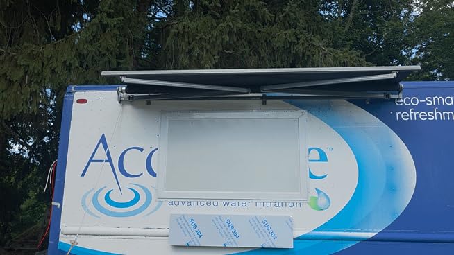 MCombo Patio Awning 10x8 Feet Sunshade Canopy for Motorized Retractable Awnings, 4693(Grey) customer photo 1