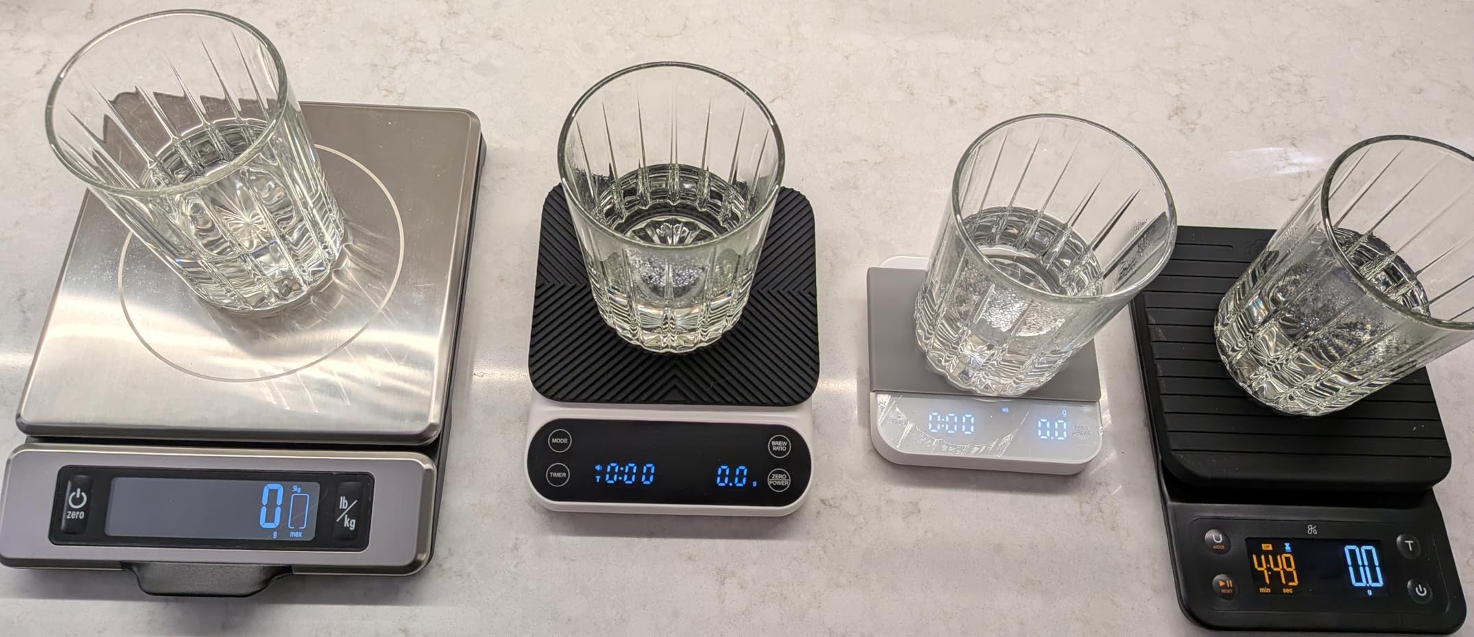 Maestri House S3 Coffee Scale with Timer, 3kg/0.1g Rechargeable Digital Scale, 3 Brew Modes, Adjustable Ratios & Flow Rate Display, Barista-Grade for Pour-Over, Espresso, French Press - Black customer photo 2