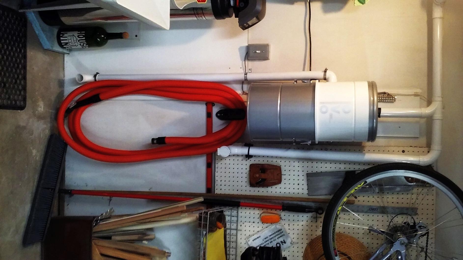 OVO Large and Powerful Central Vacuum System, 630 Airwatts Hybrid Filtration (with or Without Disposable Bags), Covers up to 7500 sq.ft, 6,6 Gal / 25L Bottom Load Rolled Steel Canister customer photo 1