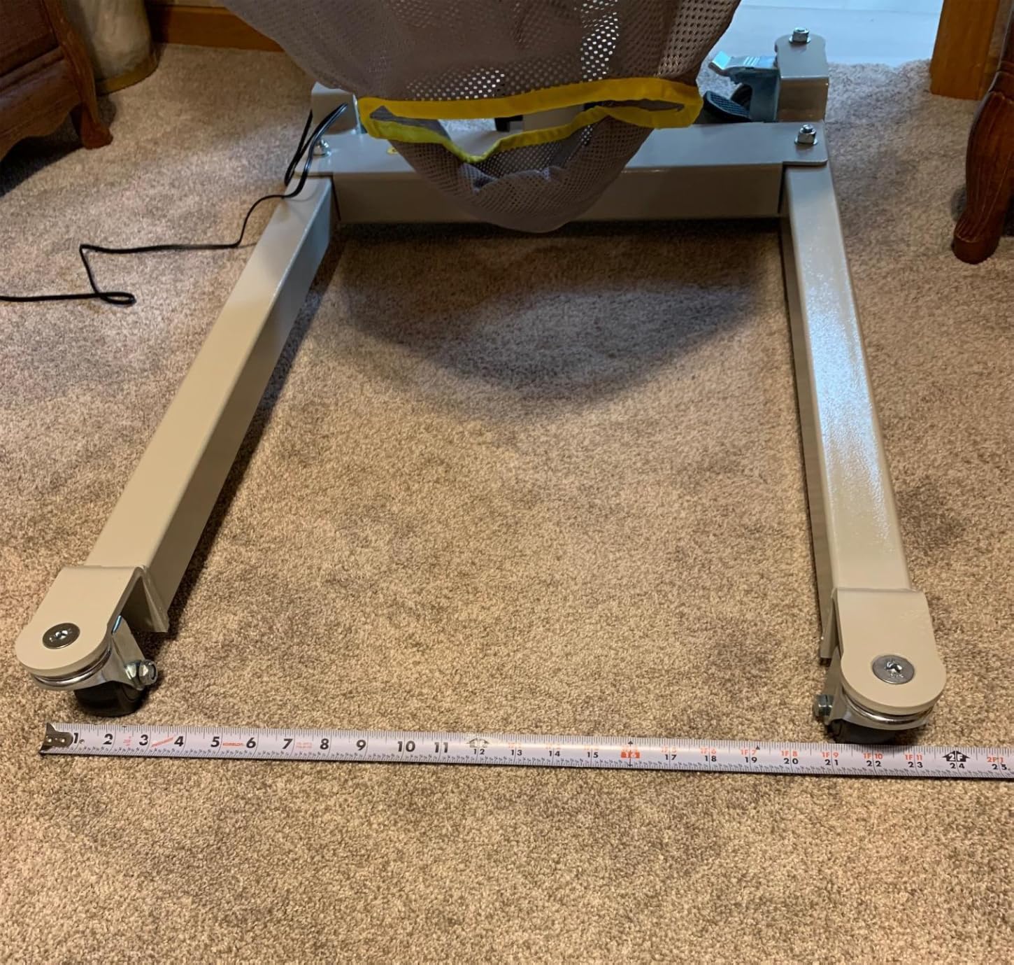 Careboda Electric Patient Lift, Medical Transfer Lifts for Seniors with Sling, Sit to Stand Lift for Elderly, Full Body Transfer Lift Chairs for Bed, Car, Wheelchair and Floor, 510LBS Weight Capacity customer photo 1