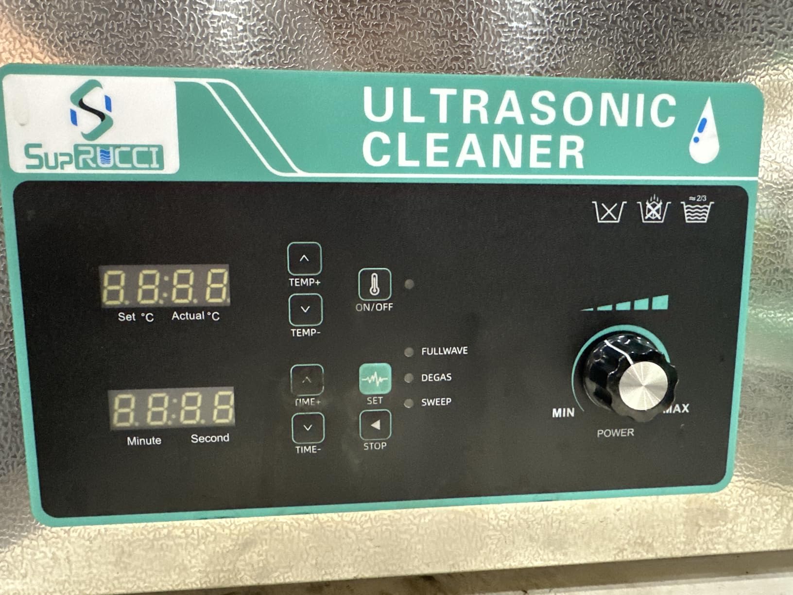 Ultrasonic Cleaner 30L, Sweep Function, 600W Power Adjustable Ultrasonic Parts Cleaner for Cleaning Pistols, Metal Engine Parts, Carburetor, Gun, Oil Filter, Bike Chain, Gear, Eyewear customer photo 1